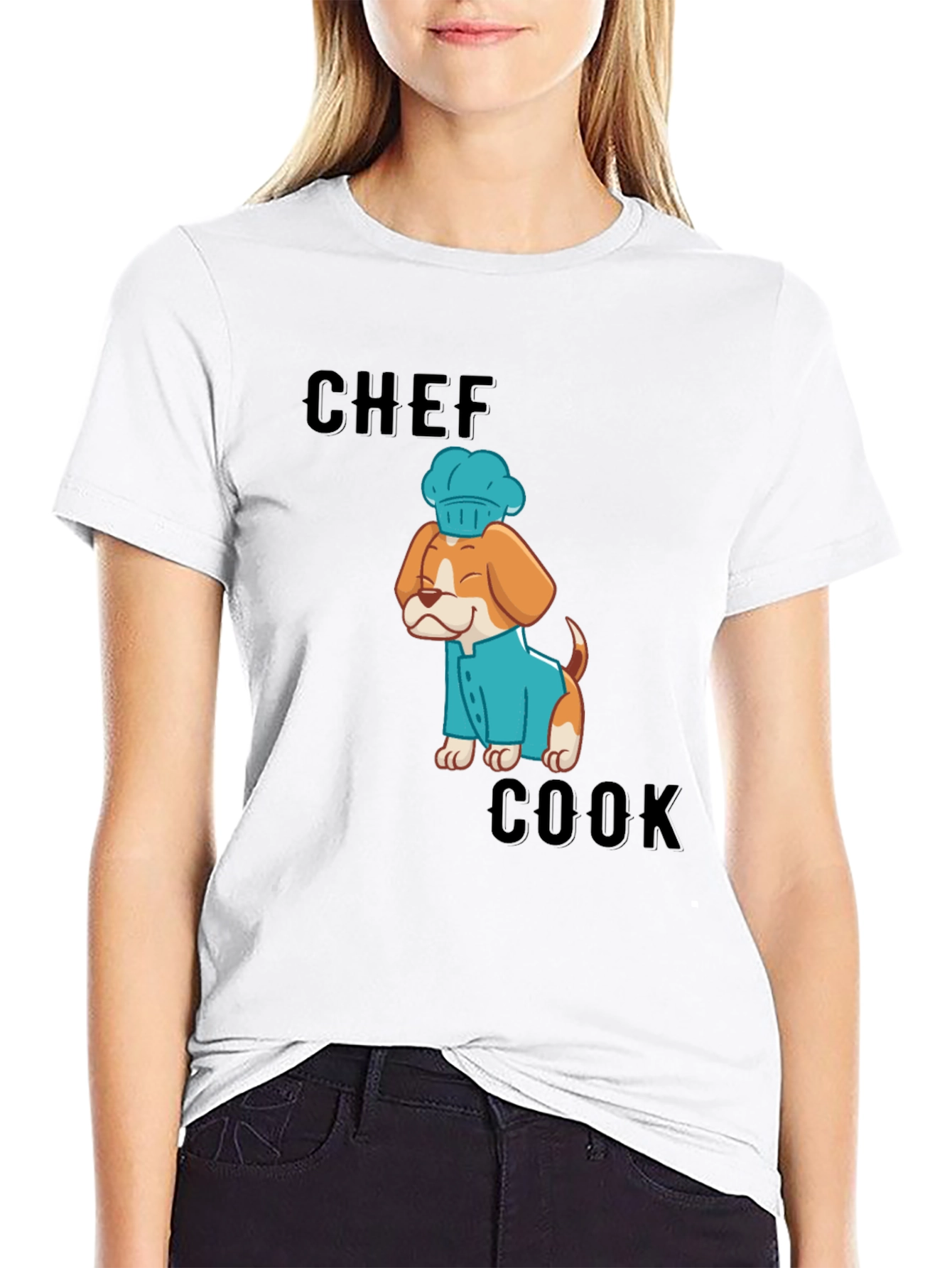 Chef Cook Dog T-Shirt: Cute Culinary Canine Tee