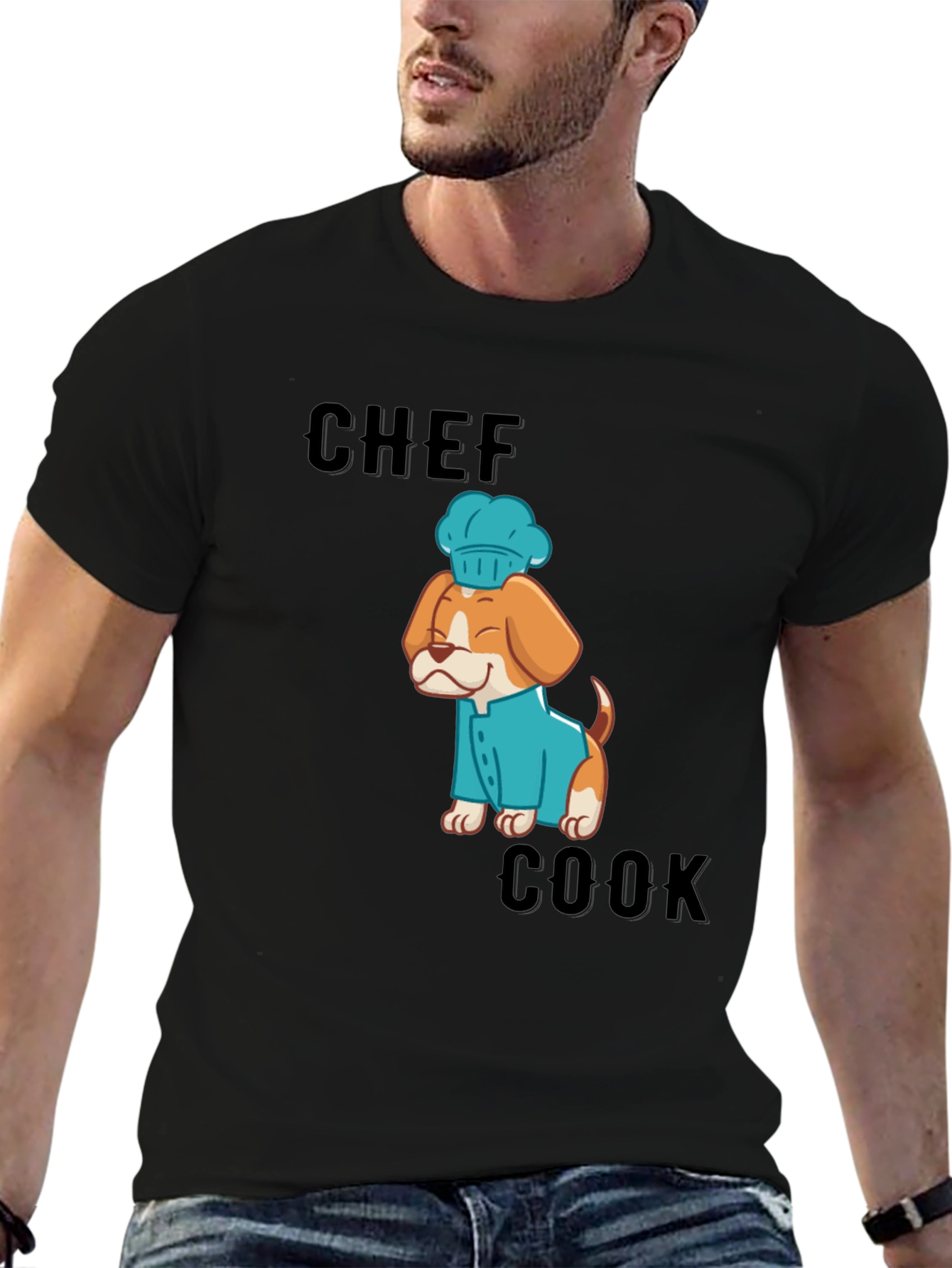 Chef Cook Dog T-Shirt: Cute Culinary Canine Tee