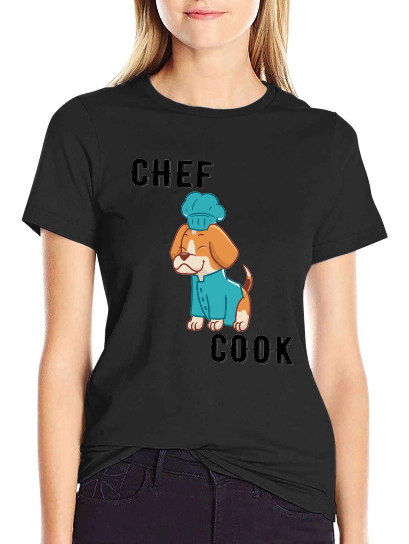 Chef Cook Dog T-Shirt: Cute Culinary Canine Tee