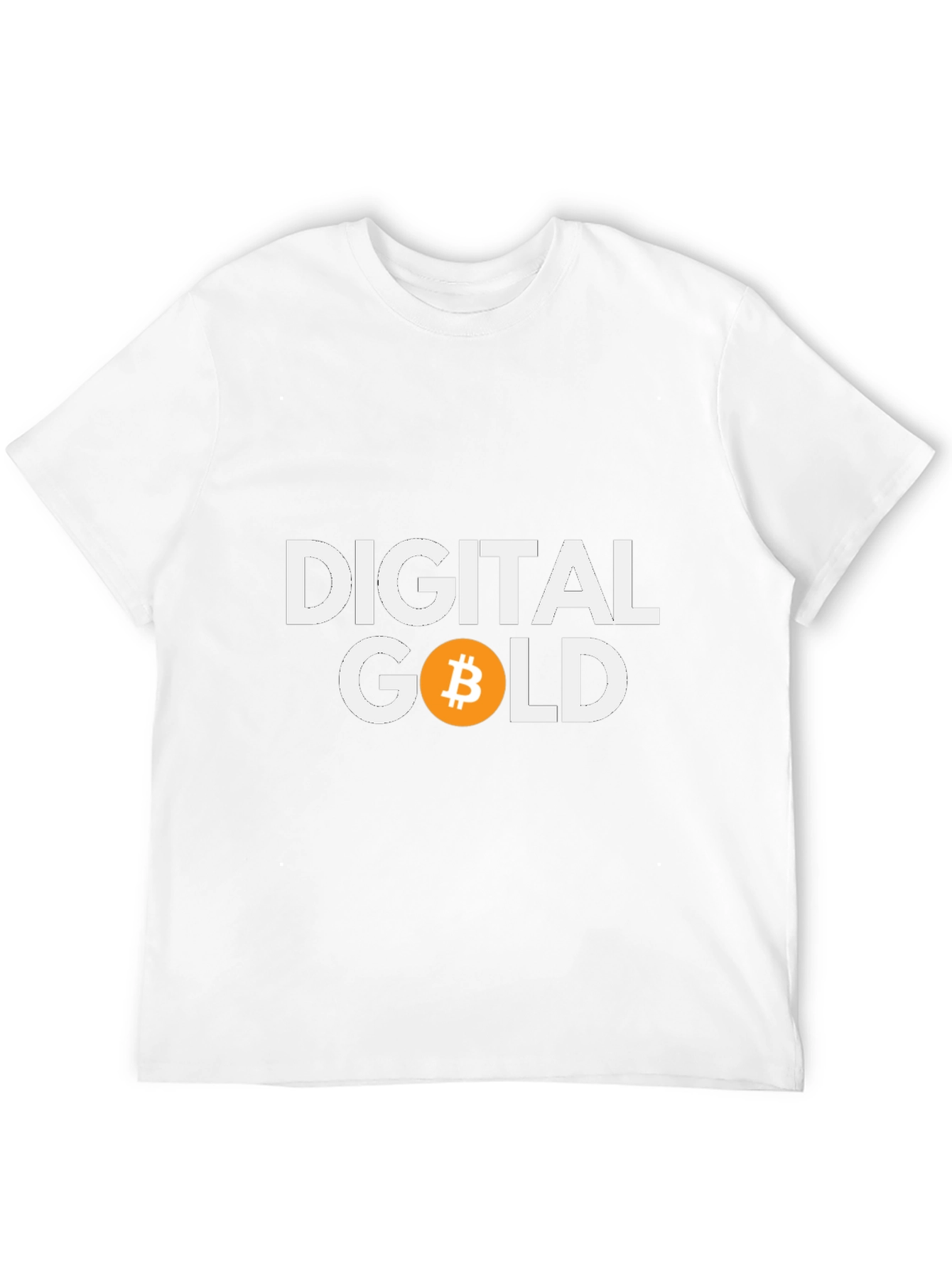 Digital Gold Bitcoin Crypto T-Shirt - Black