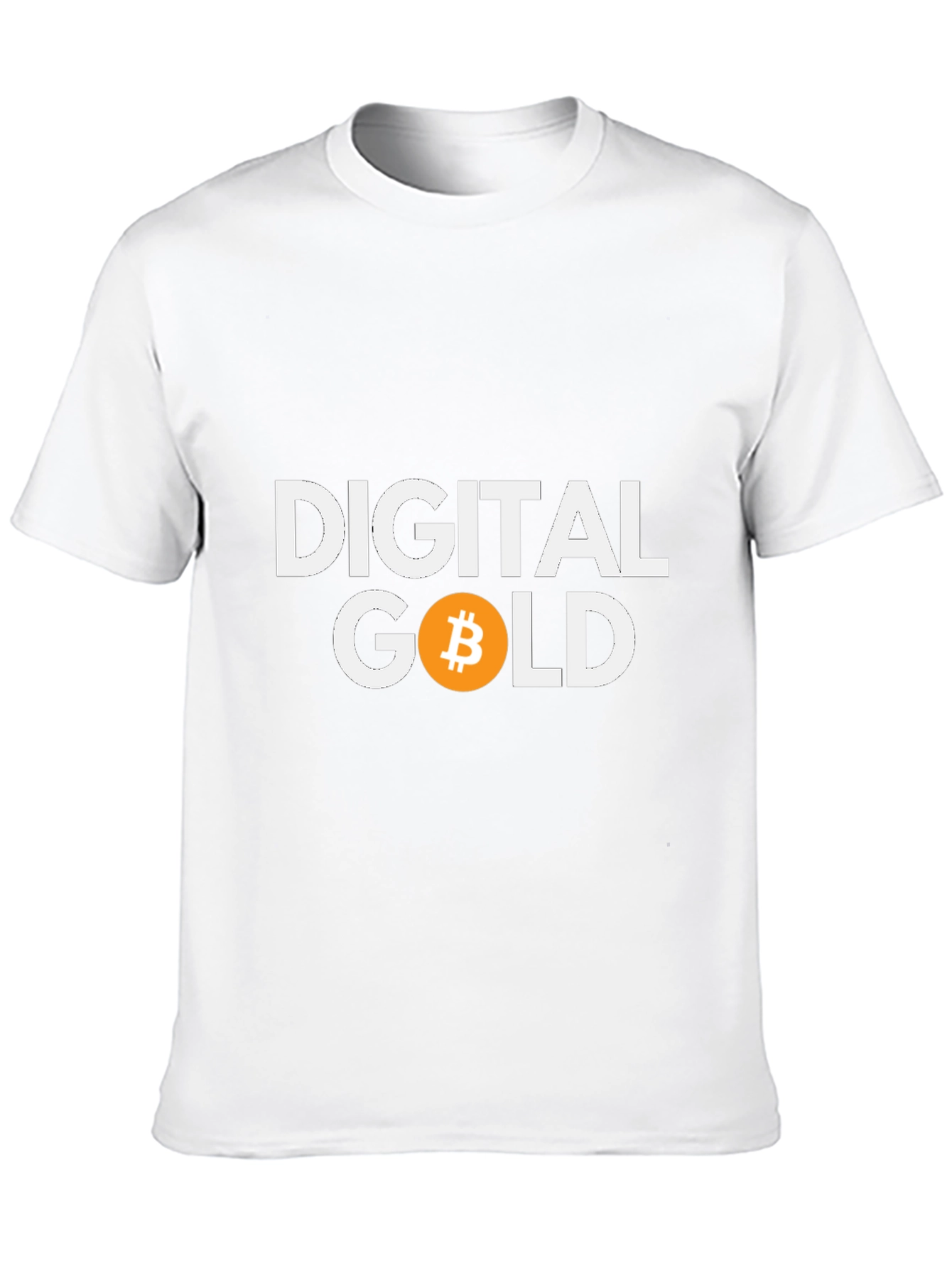 Digital Gold Bitcoin Crypto T-Shirt - Black