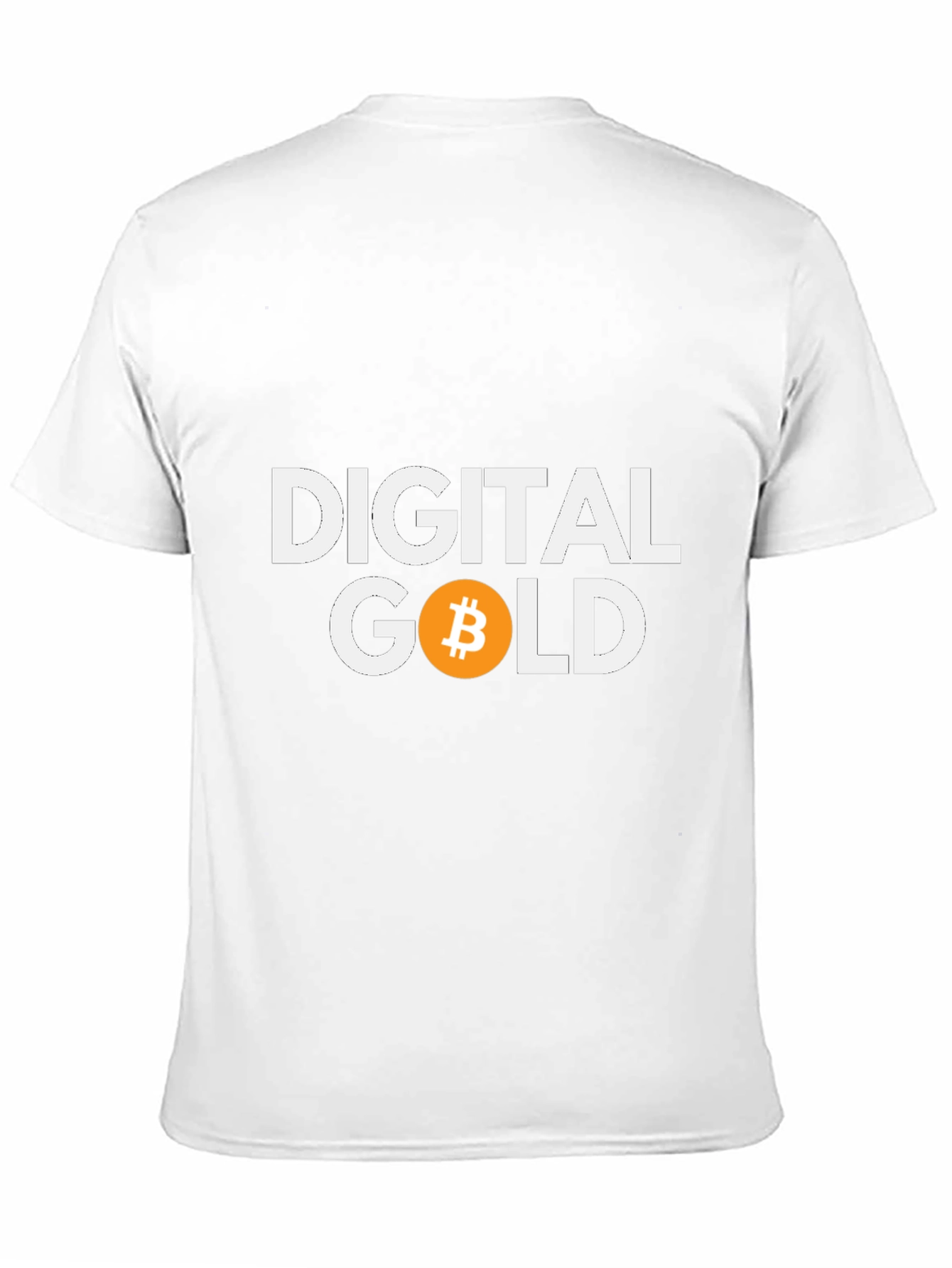 Digital Gold Bitcoin Crypto T-Shirt - Black