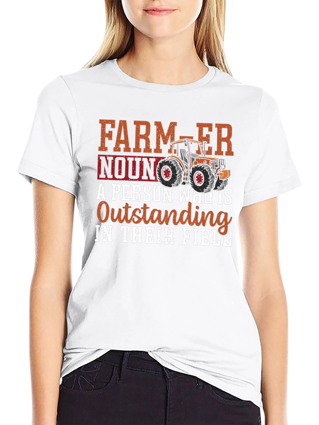 Farmer Definition Black T-Shirt
