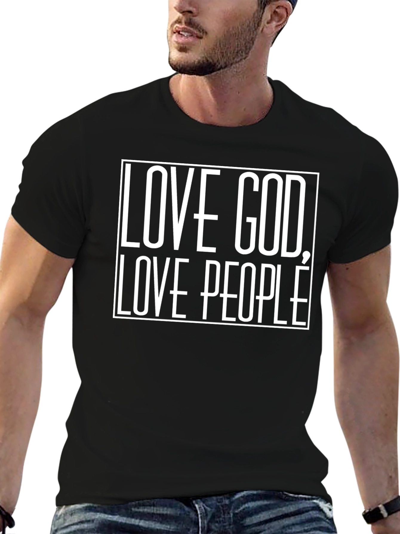 Love God Love People Graphic T-Shirt