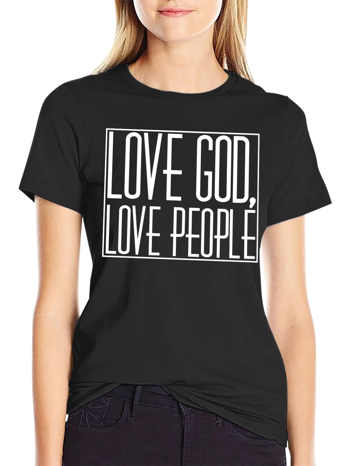 Love God Love People Graphic T-Shirt