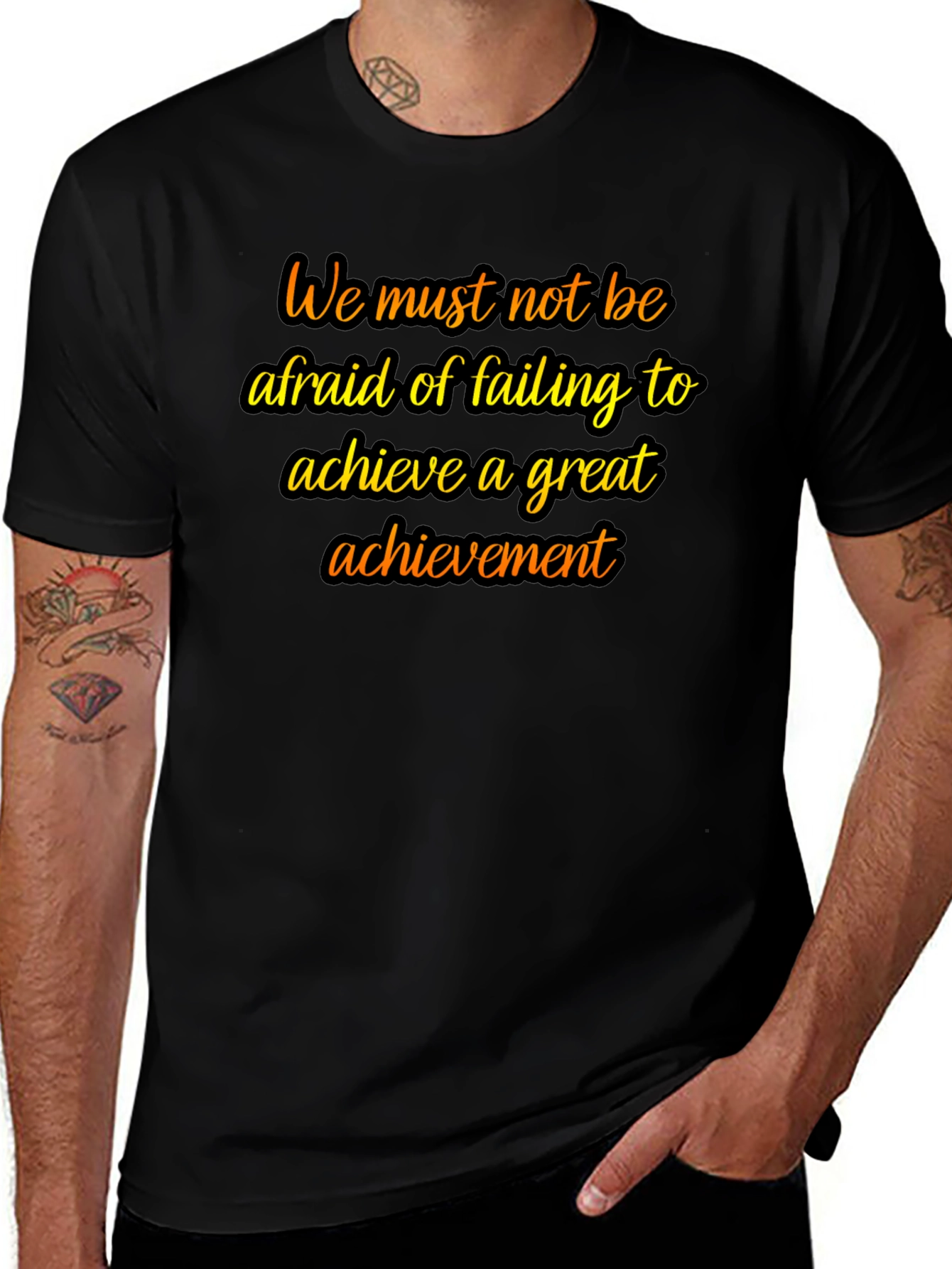 Inspirational Quote Graphic T-Shirt