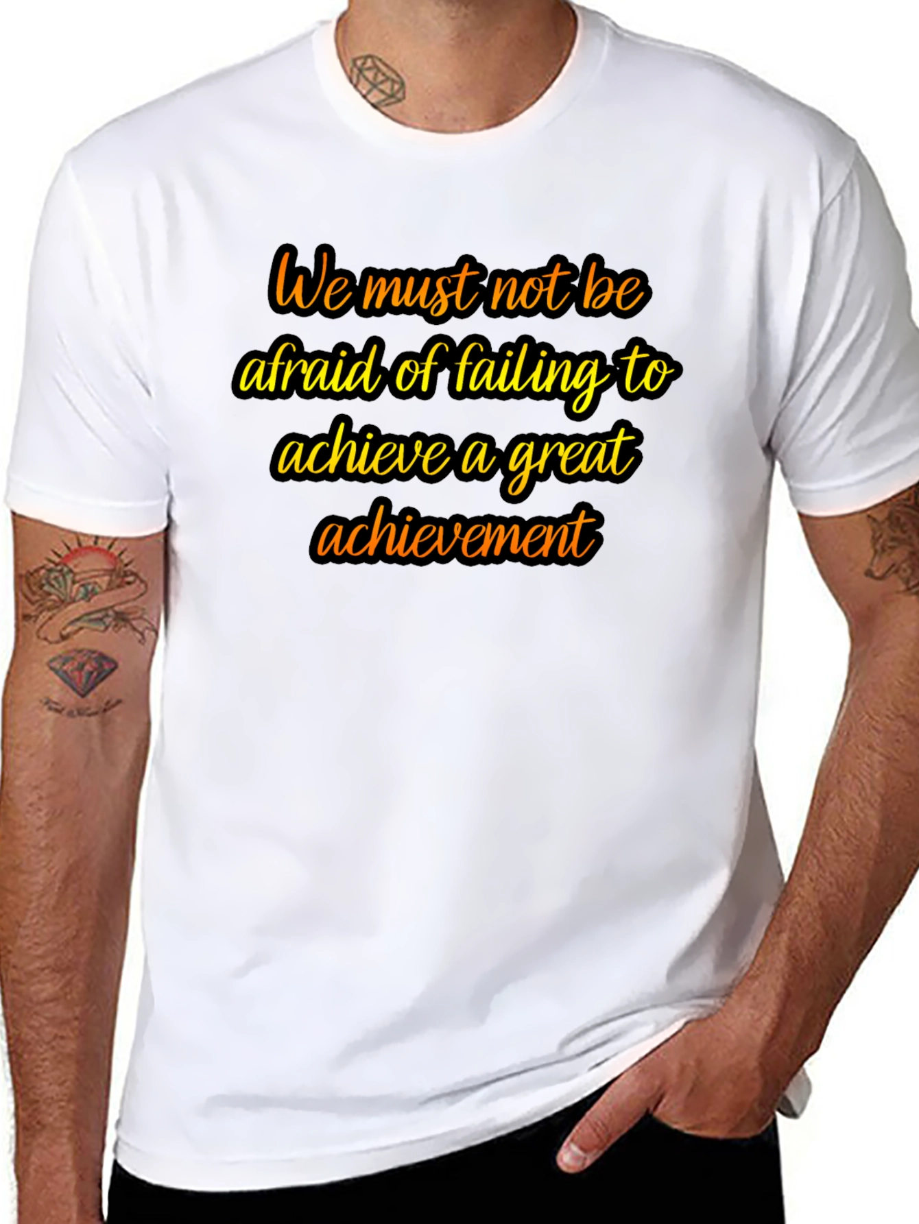 Inspirational Quote Graphic T-Shirt
