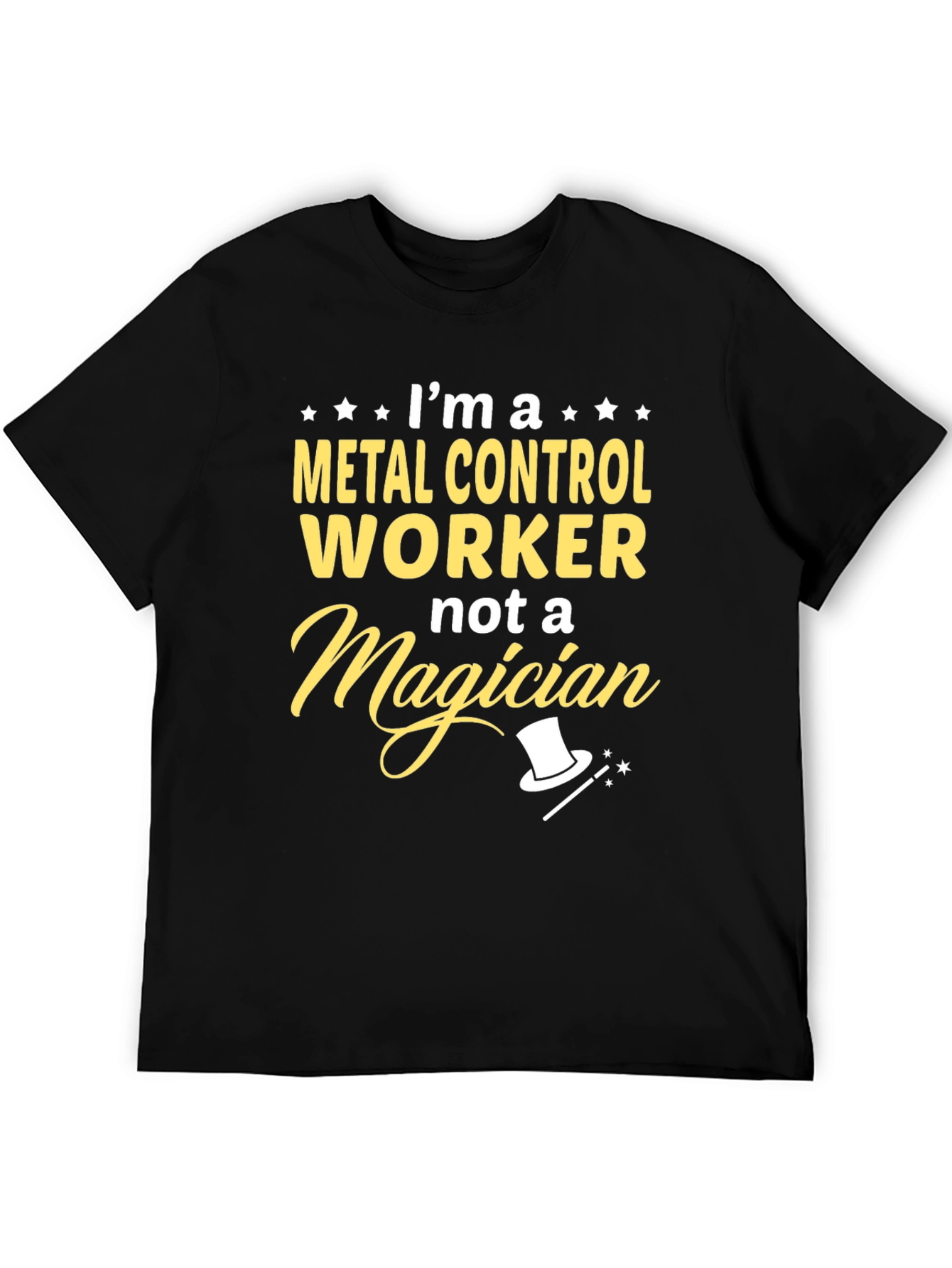 Metal Control Worker T-Shirt - Funny Profession Tee
