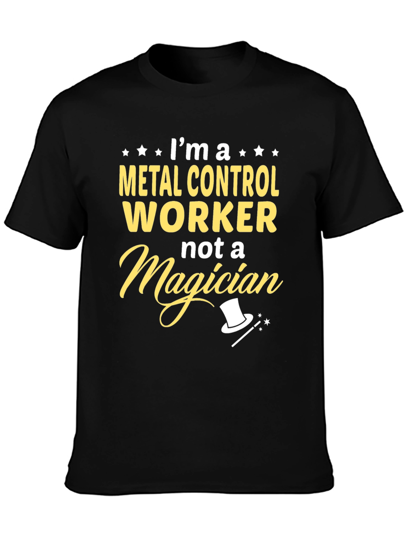 Metal Control Worker T-Shirt - Funny Profession Tee