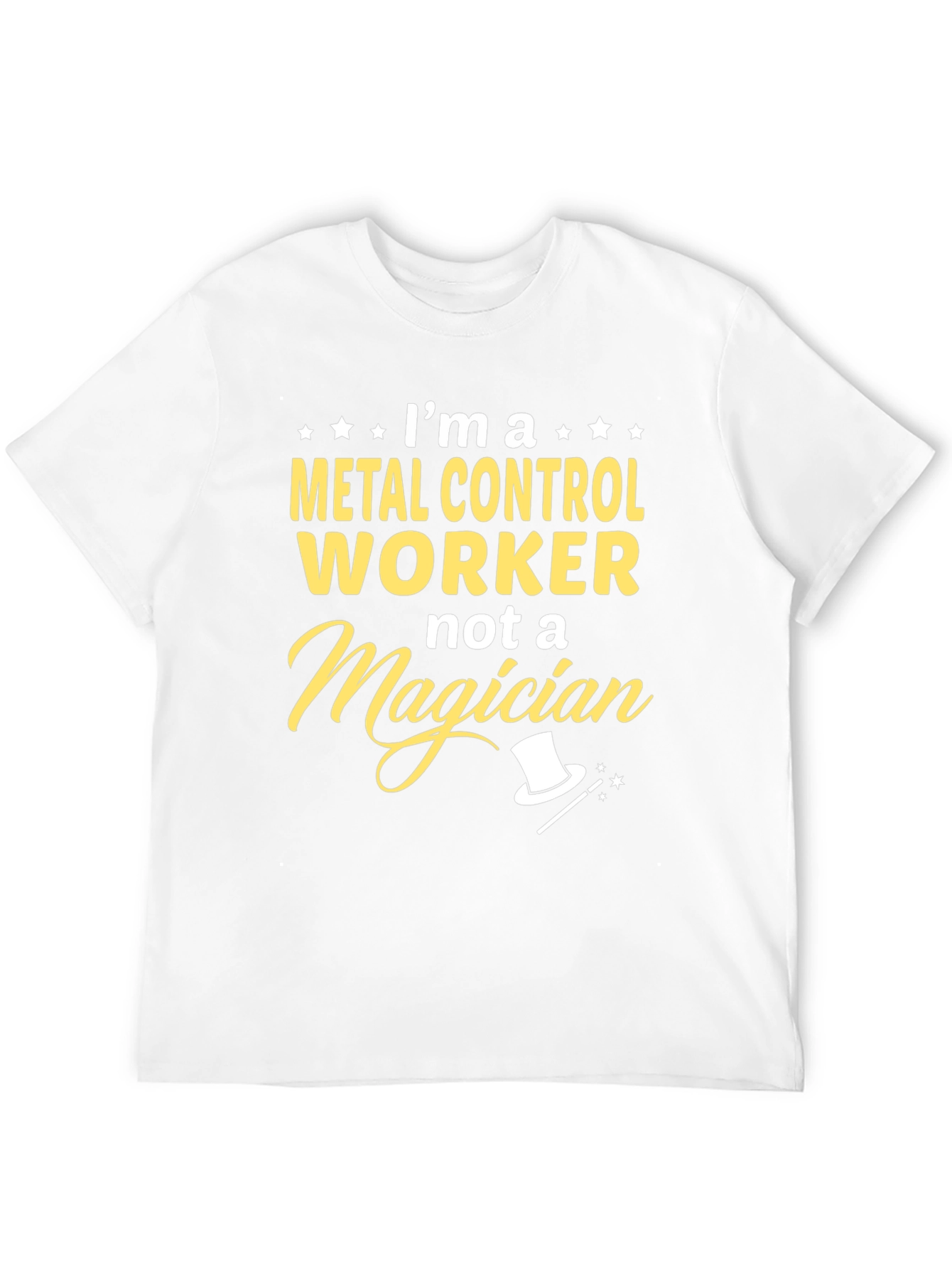 Metal Control Worker T-Shirt - Funny Profession Tee