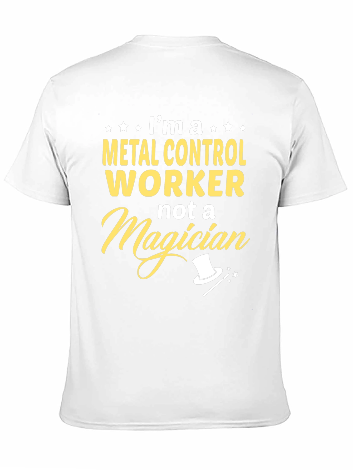 Metal Control Worker T-Shirt - Funny Profession Tee