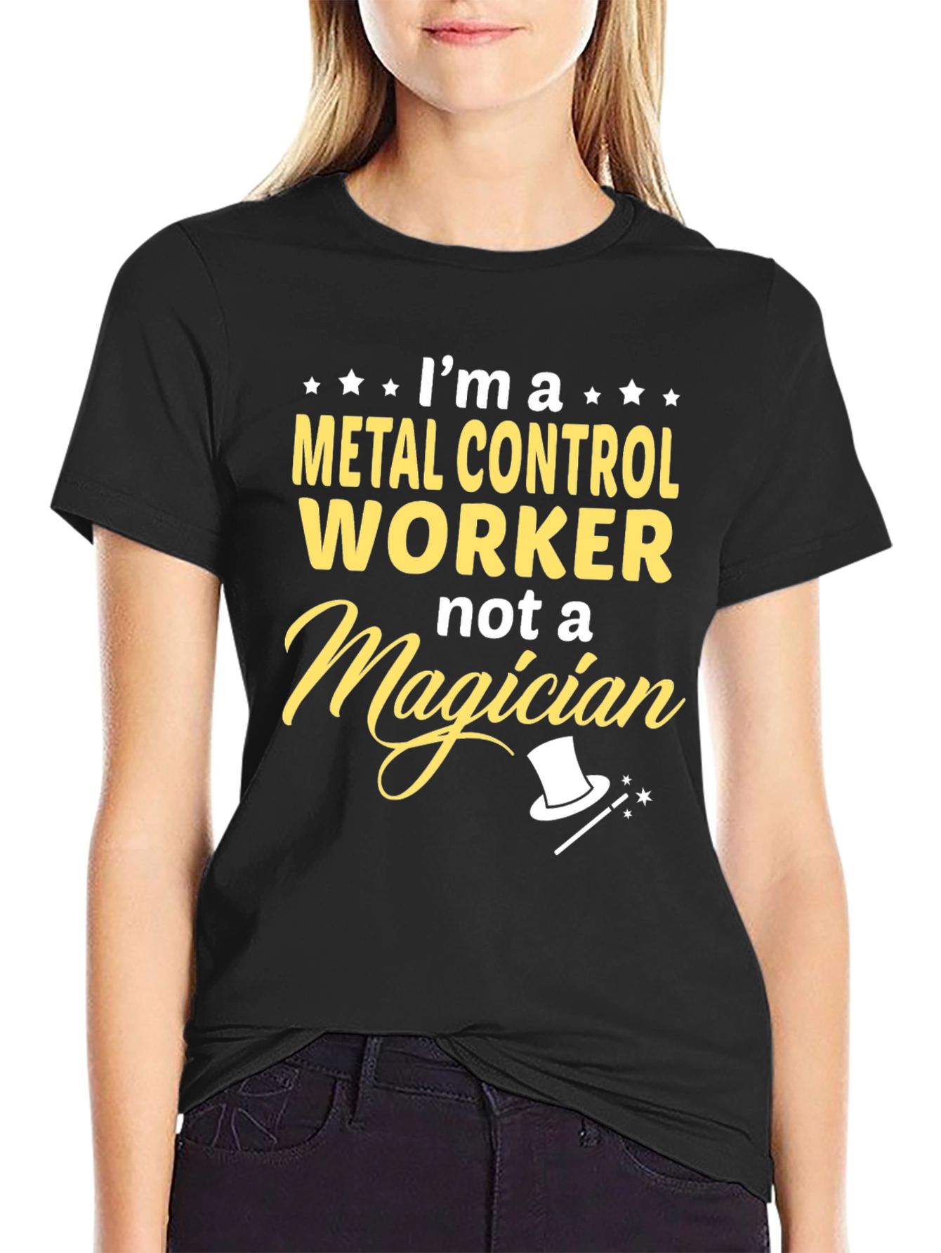 Metal Control Worker T-Shirt - Funny Profession Tee
