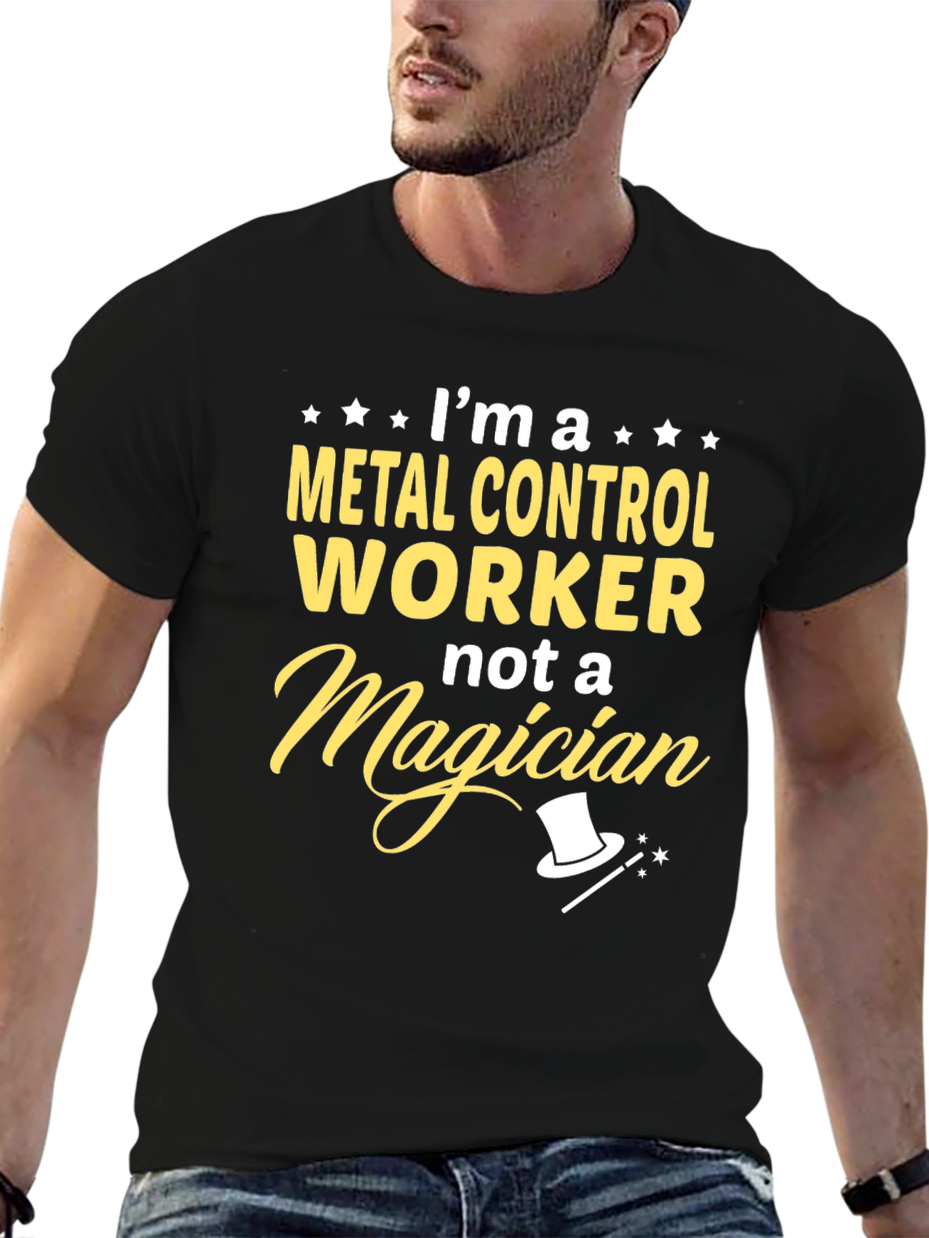 Metal Control Worker T-Shirt - Funny Profession Tee