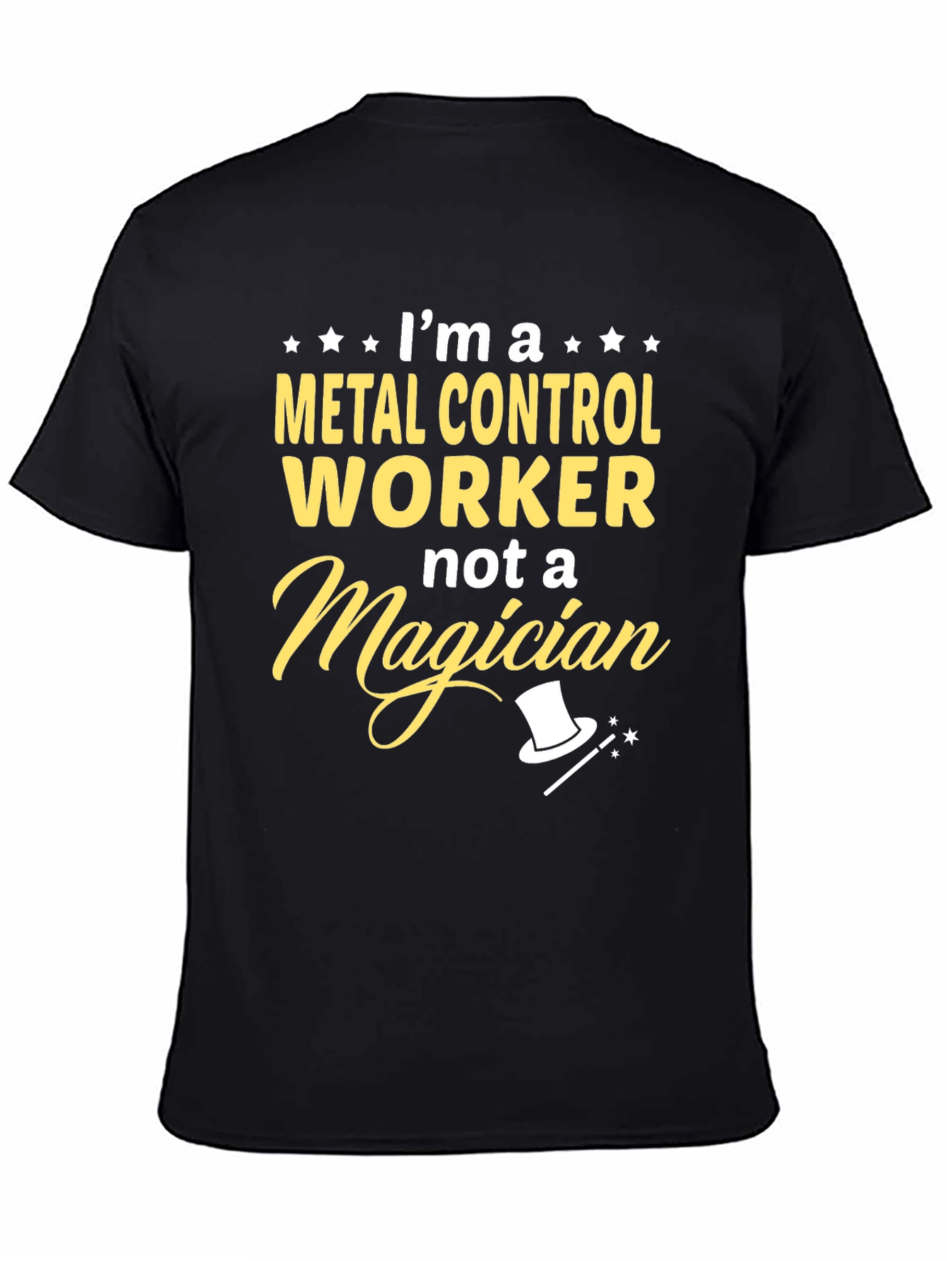 Metal Control Worker T-Shirt - Funny Profession Tee