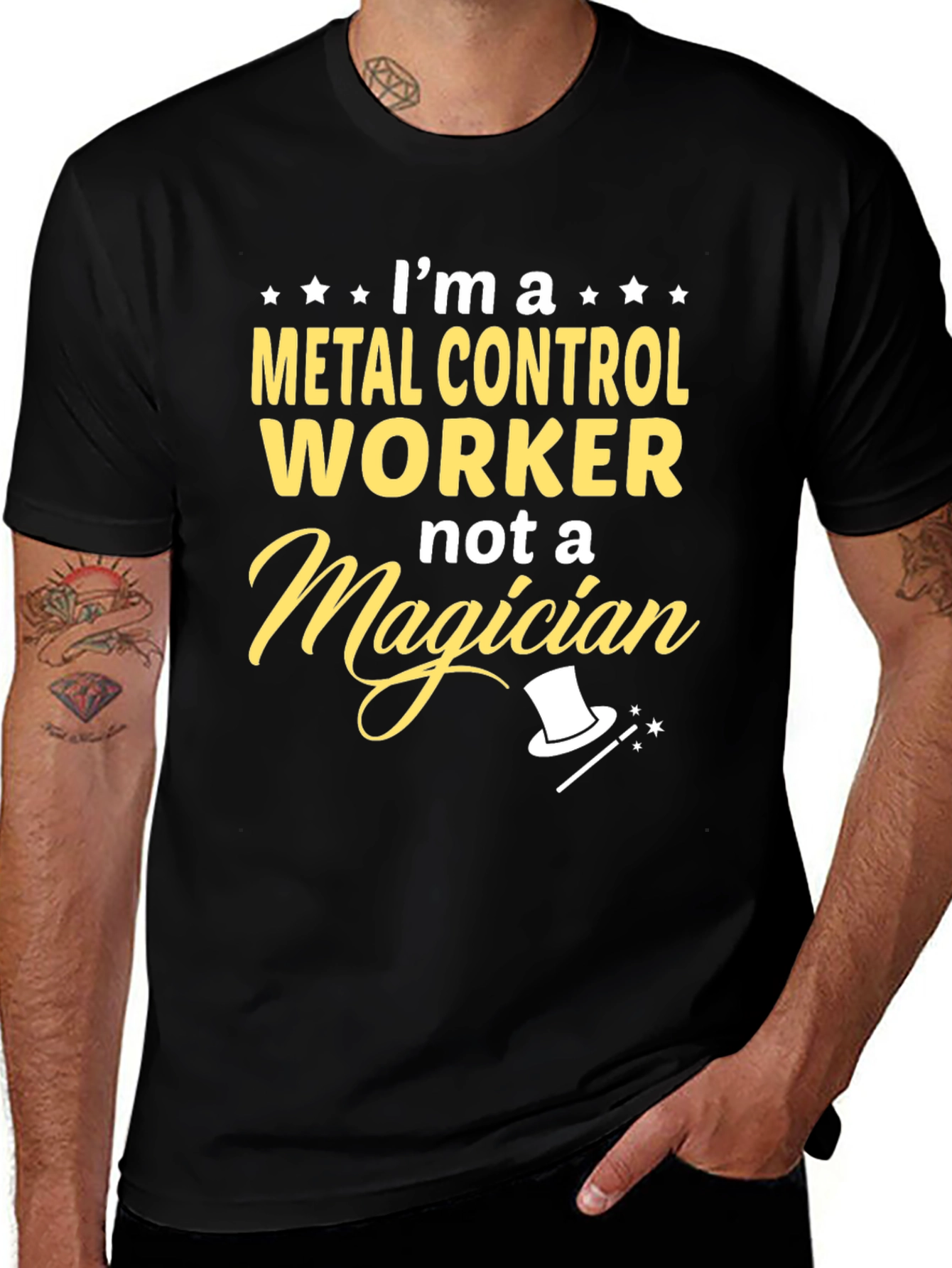 Metal Control Worker T-Shirt - Funny Profession Tee