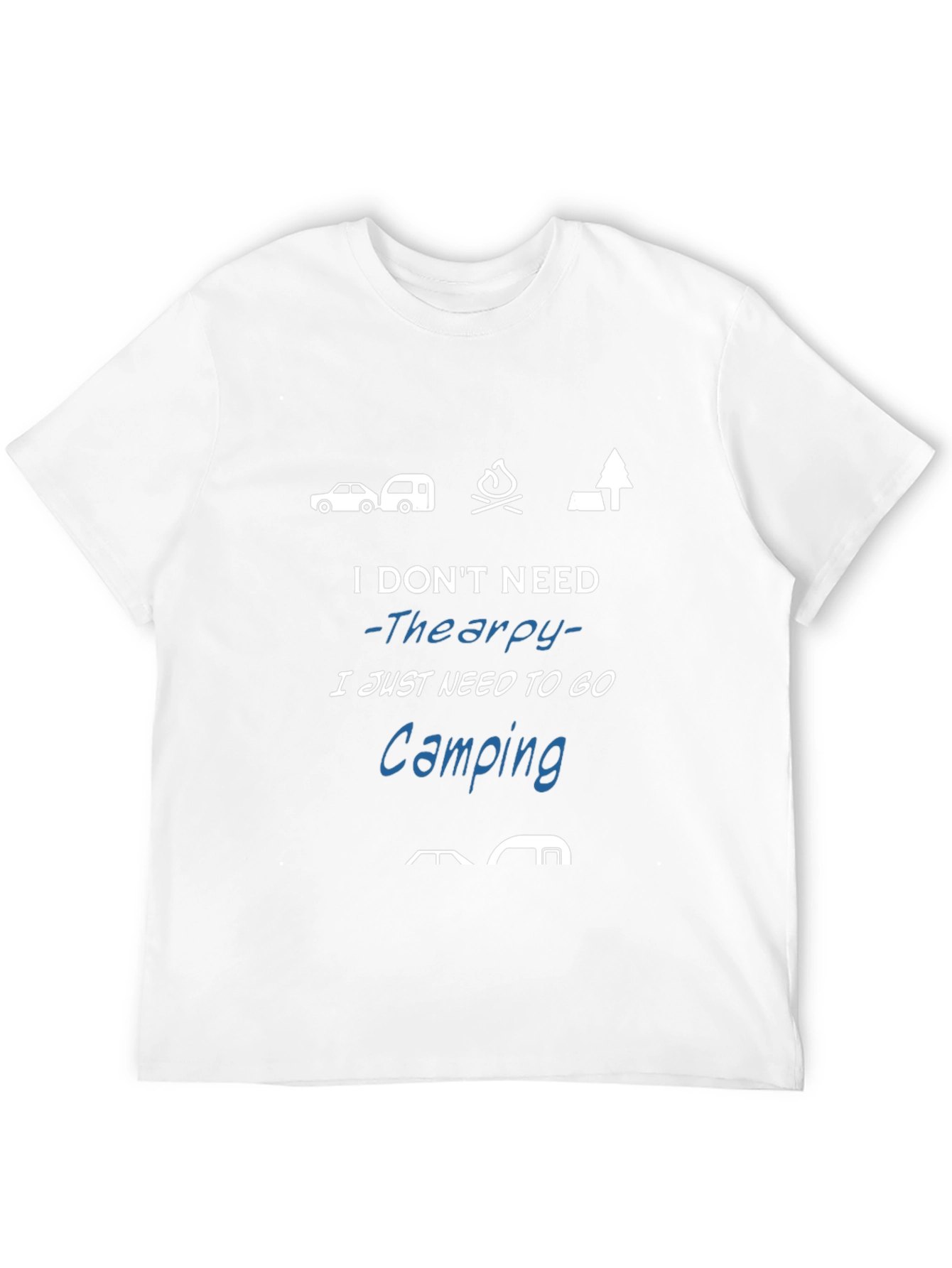 Camping Therapy Graphic T-Shirt