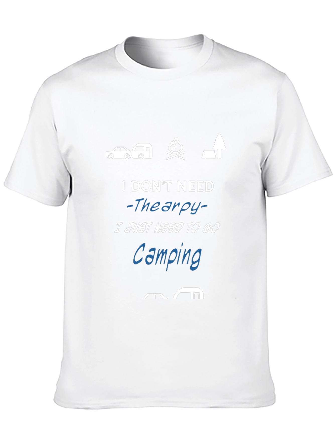 Camping Therapy Graphic T-Shirt