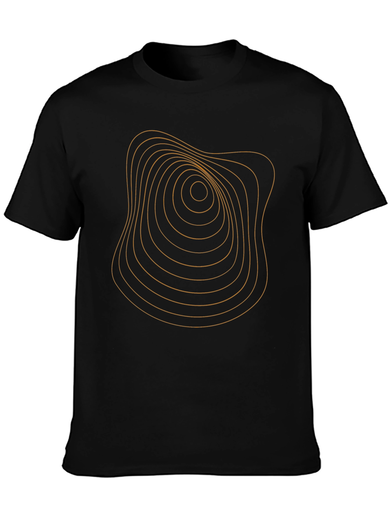 Abstract Graphic Tee - Black