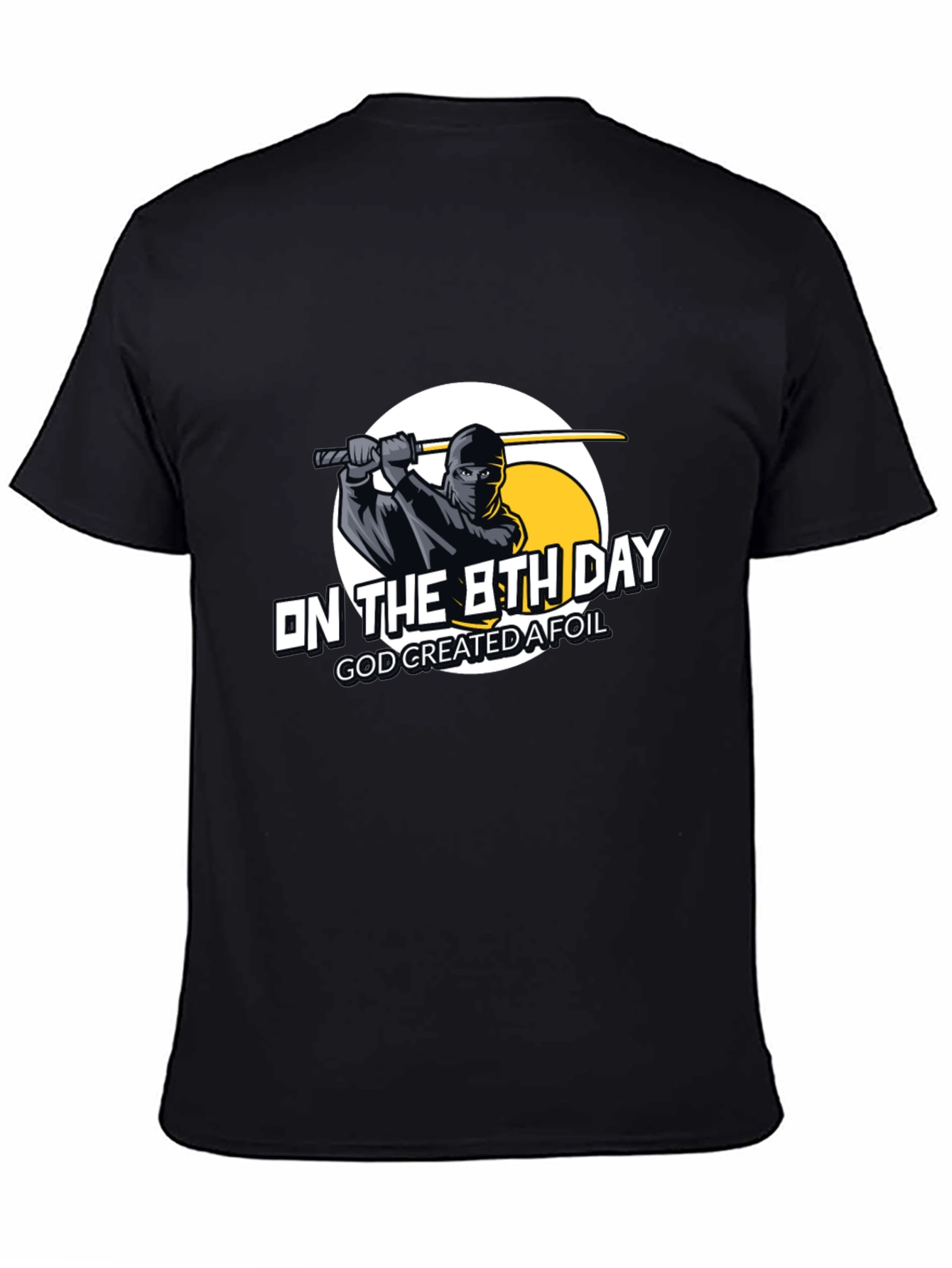 On the 8th Day Ninja Graphic T-Shirt