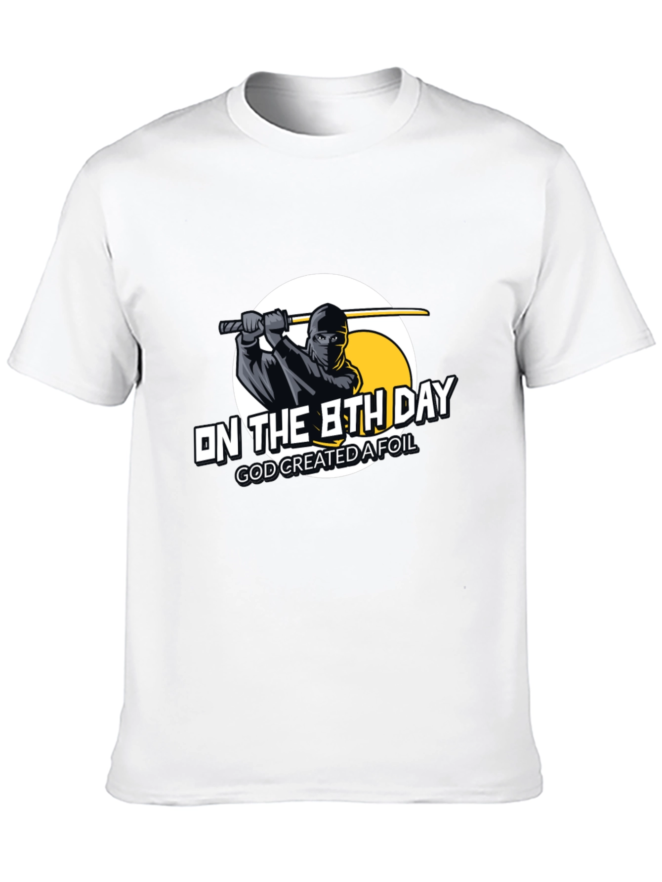 On the 8th Day Ninja Graphic T-Shirt