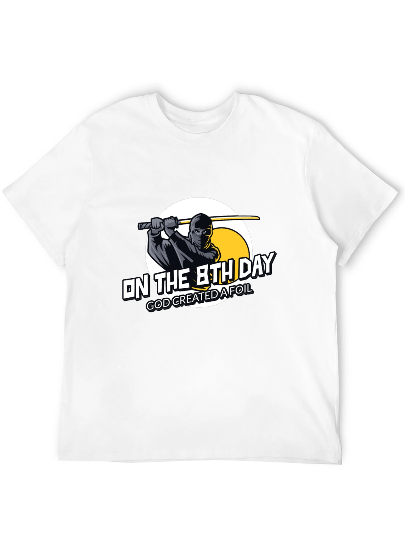 On the 8th Day Ninja Graphic T-Shirt