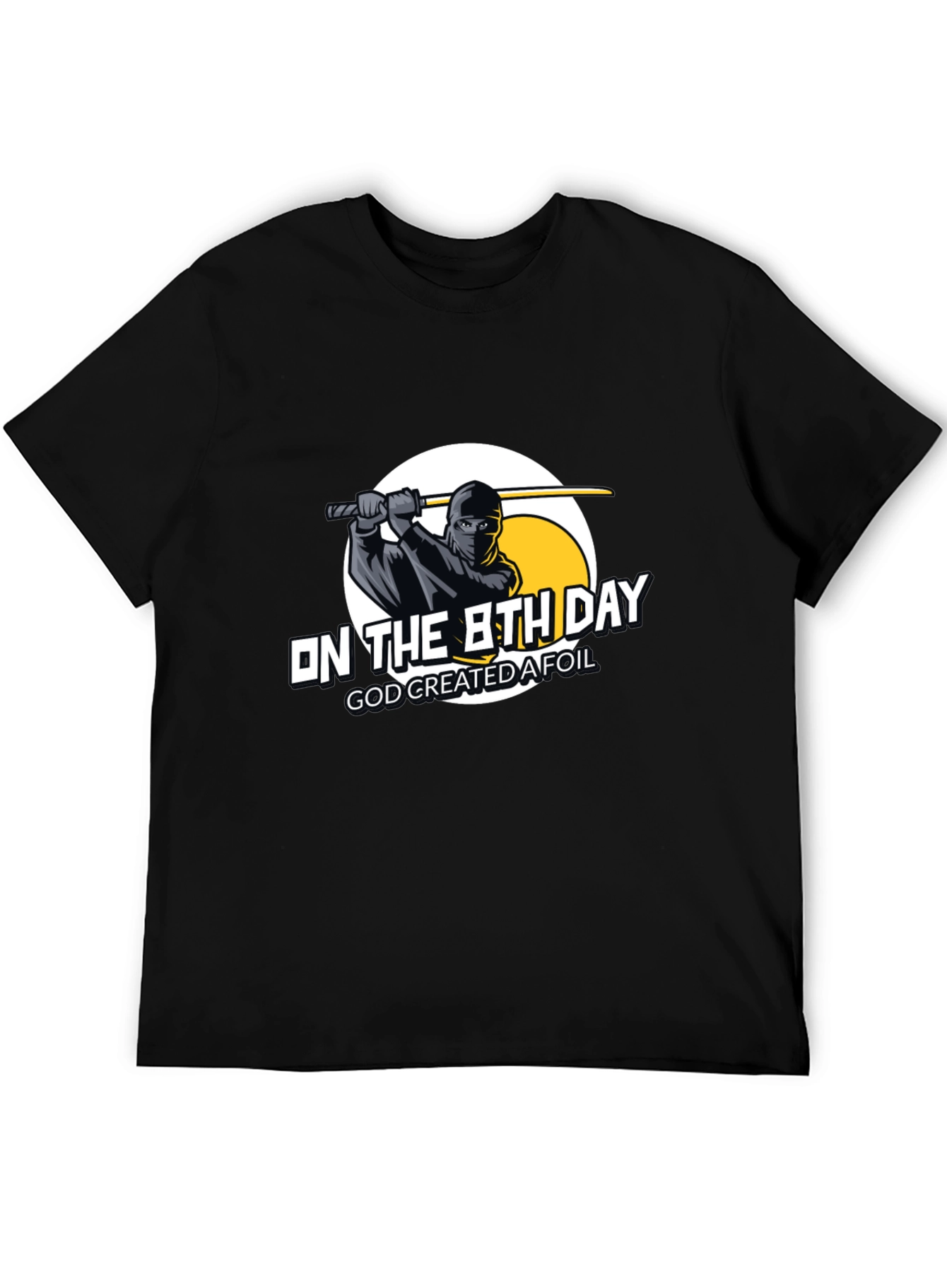 On the 8th Day Ninja Graphic T-Shirt