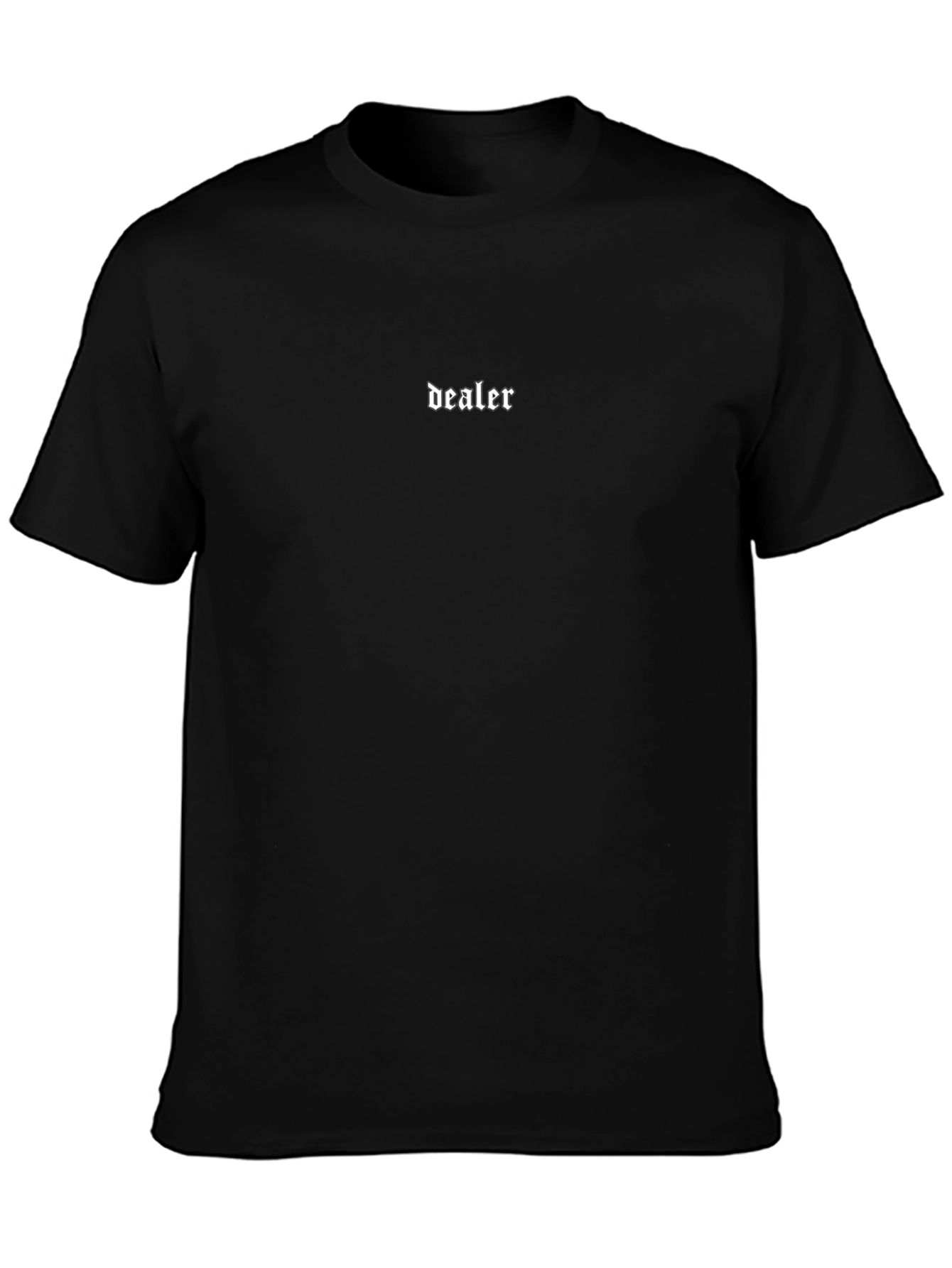Dealer Graphic Print Black T-Shirt