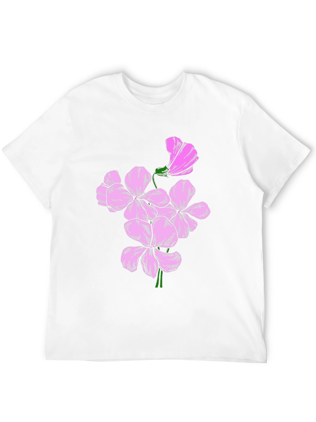 Floral Graphic Print Tee