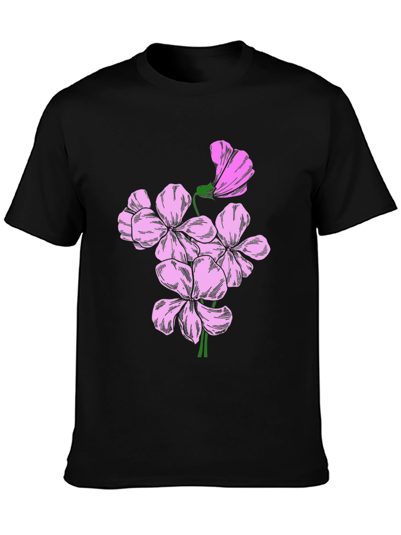 Floral Graphic Print Tee