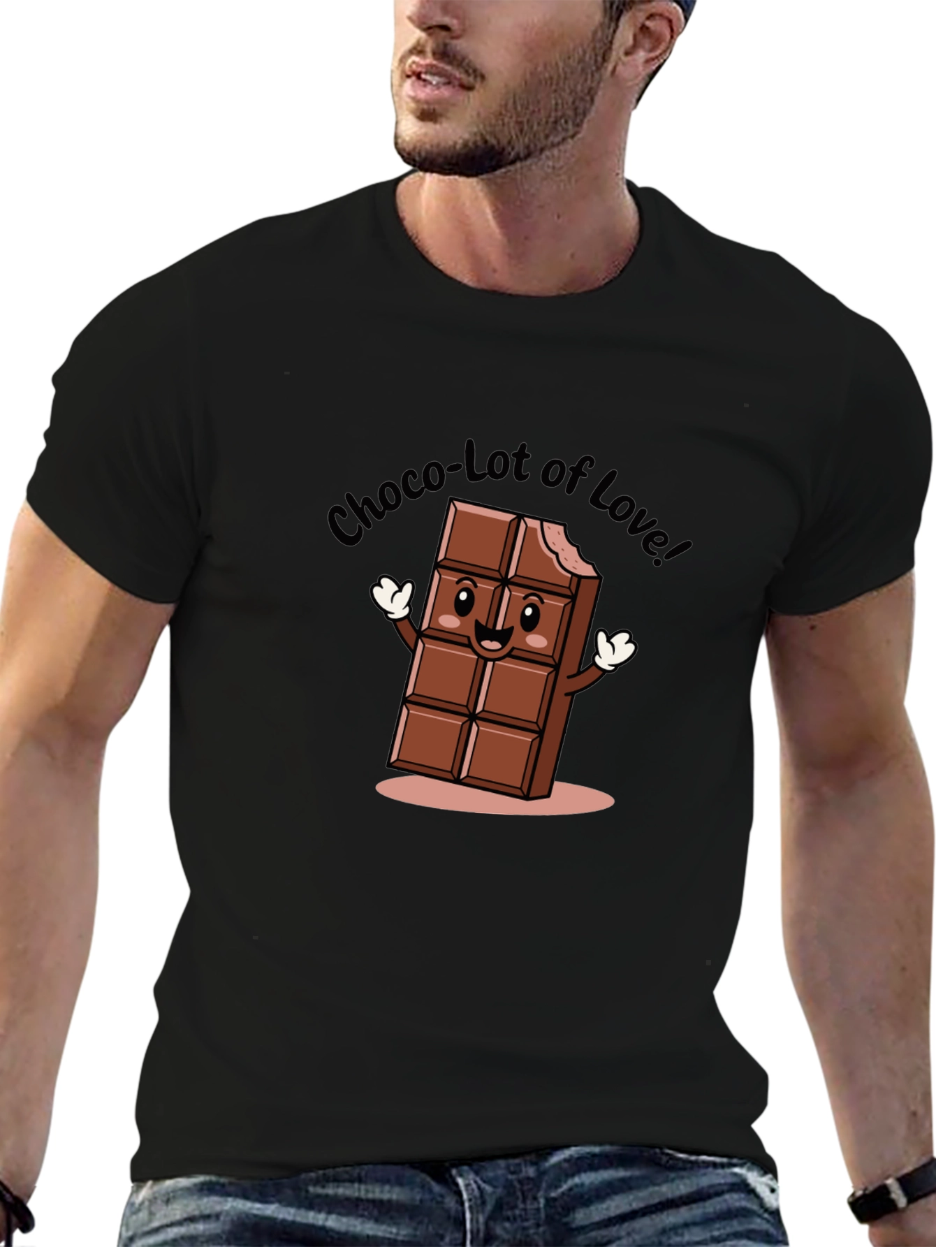 Chocolate Love Graphic Tee - Funny Food T-Shirt