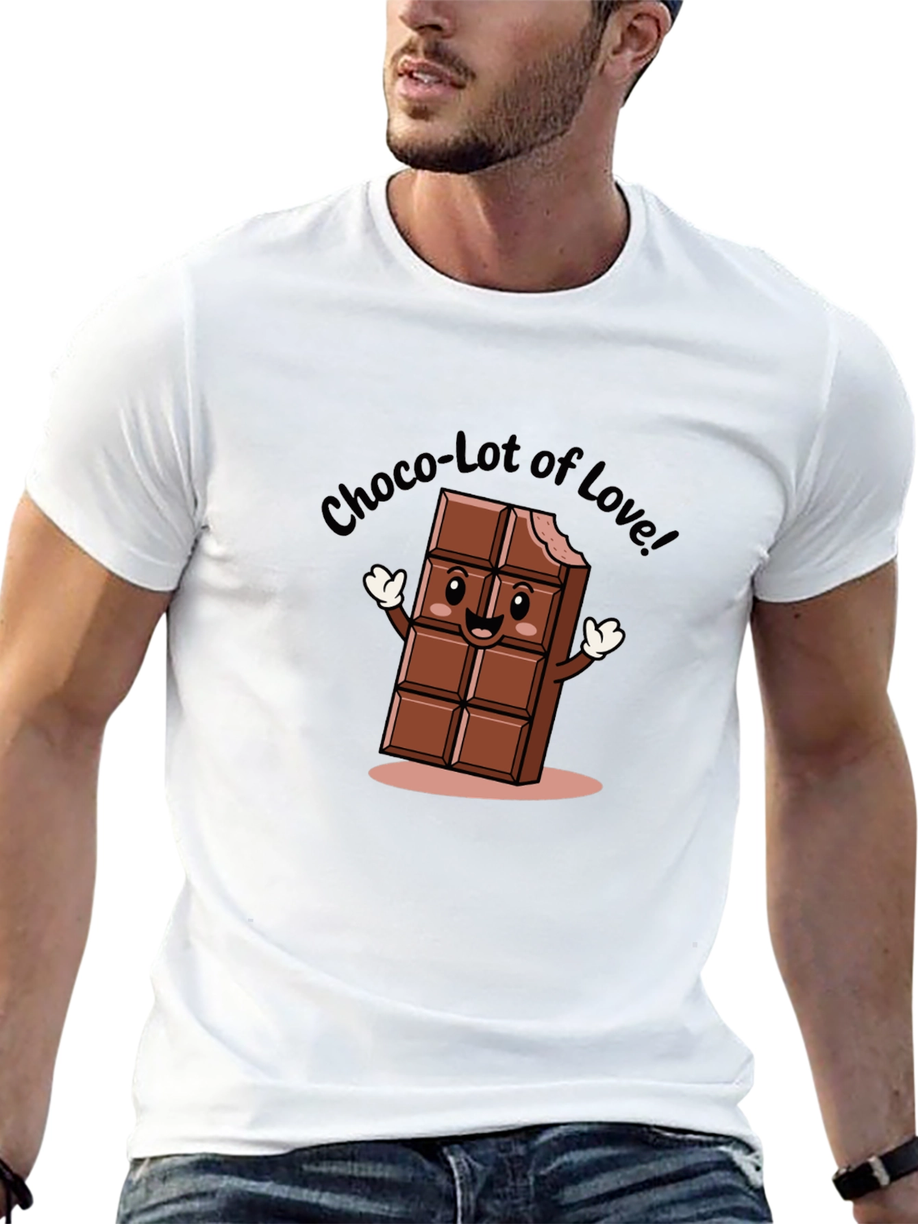 Chocolate Love Graphic Tee - Funny Food T-Shirt