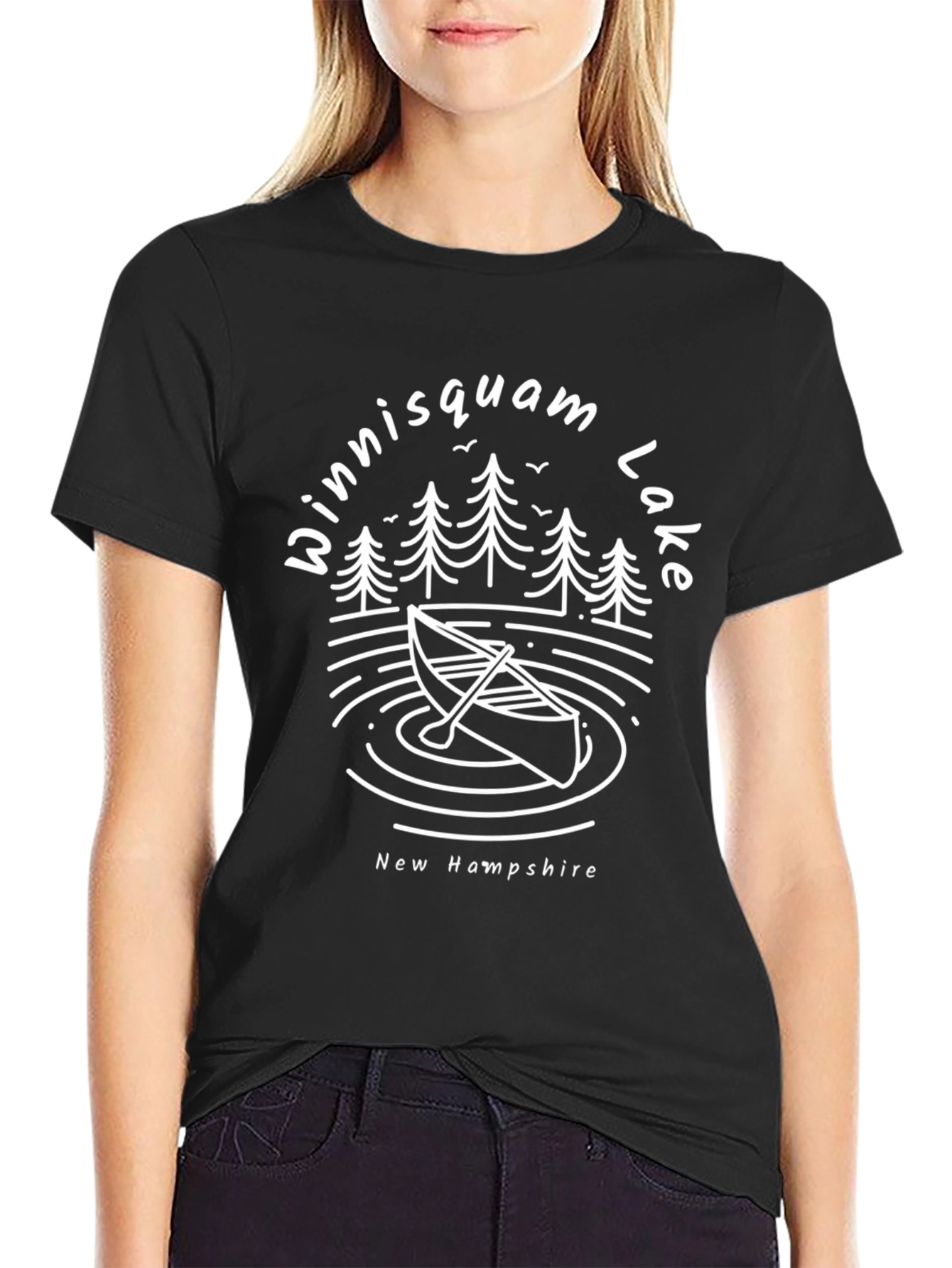 Winnisquam Lake New Hampshire Tee
