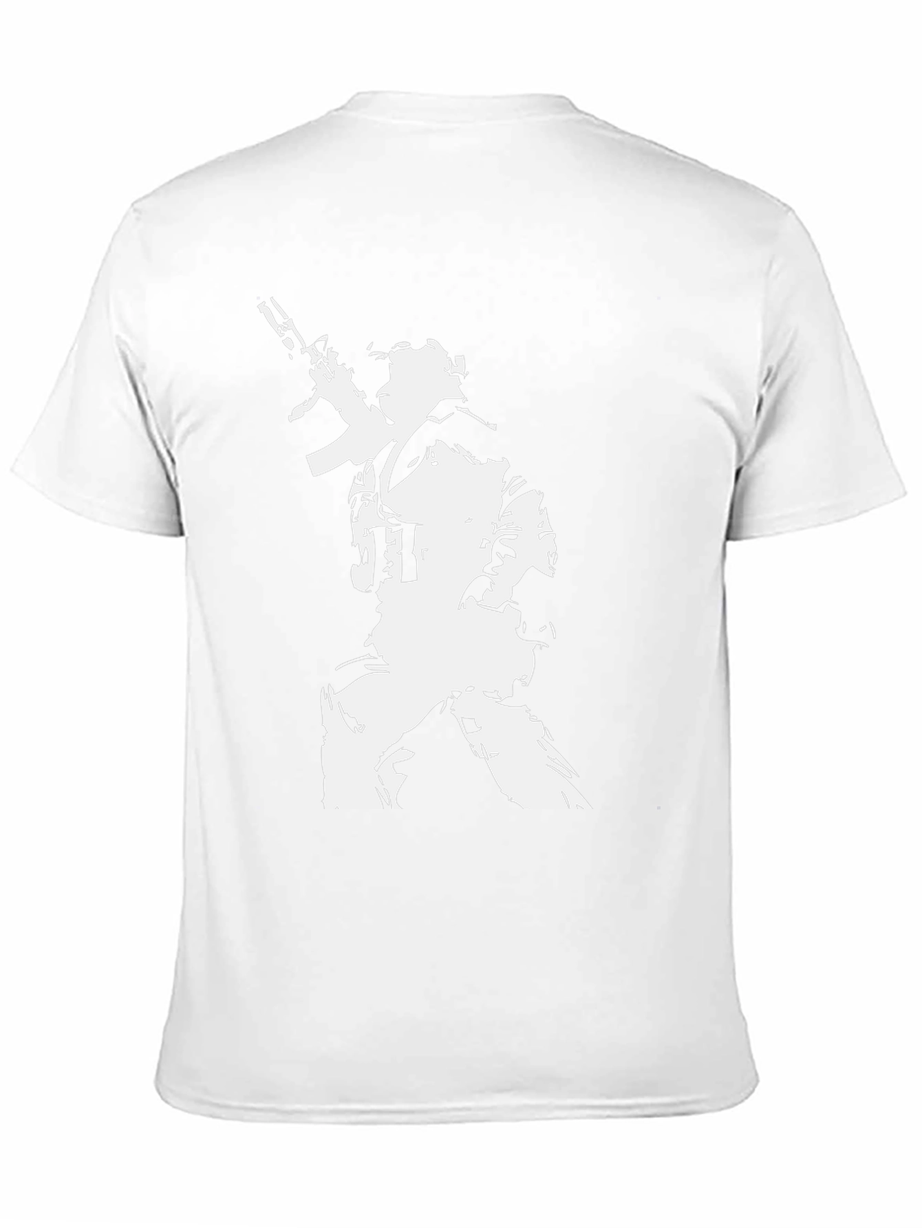 Tactical Soldier Graphic Tee - Black