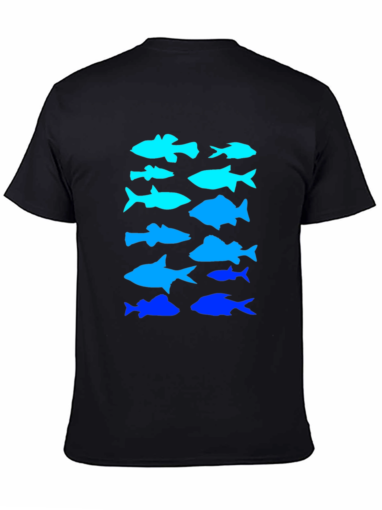 Blue Fish T-Shirt - Unique Aquatic Design