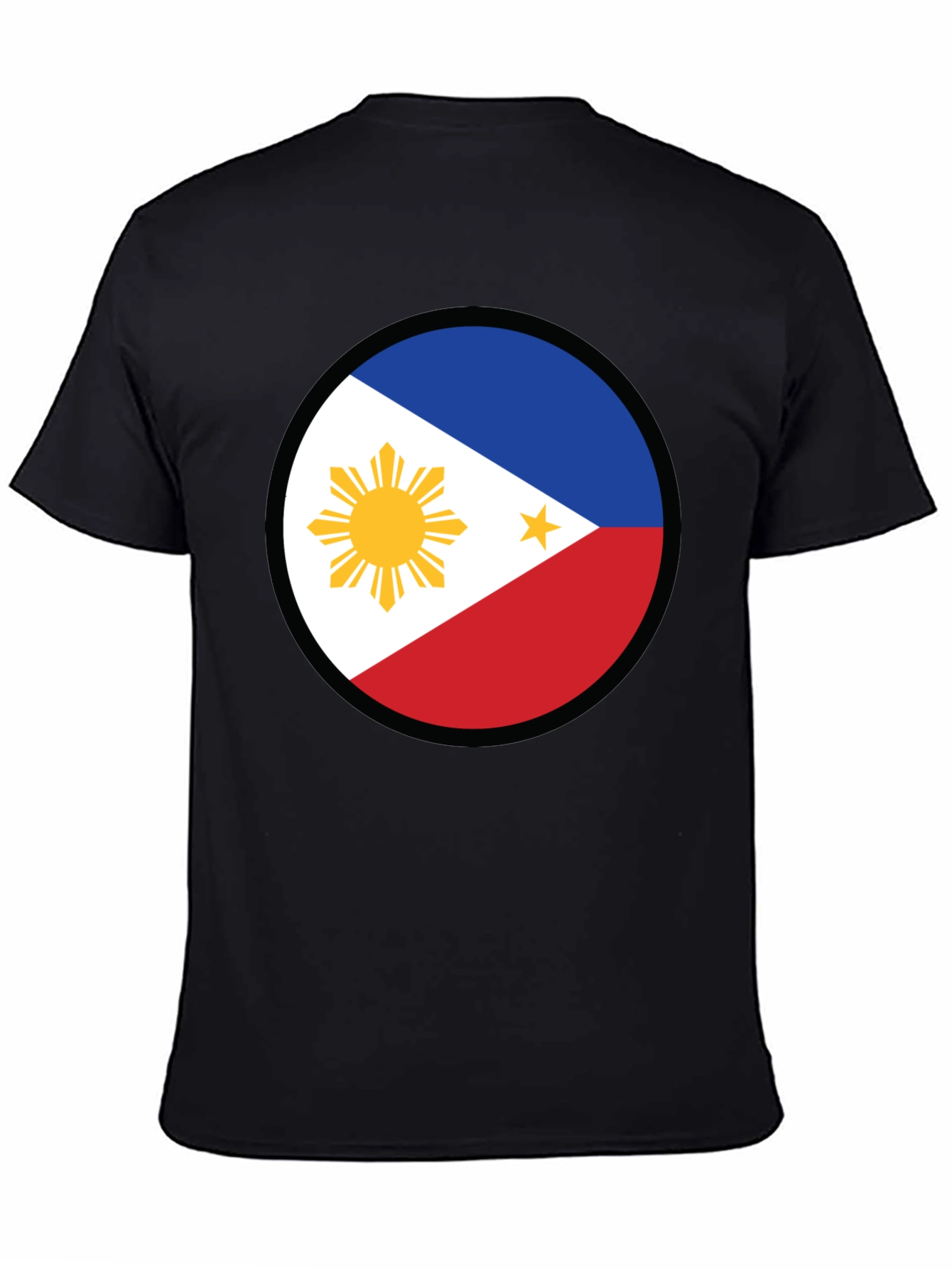 Philippines Flag Circle Graphic T-Shirt - Patriotic Pride