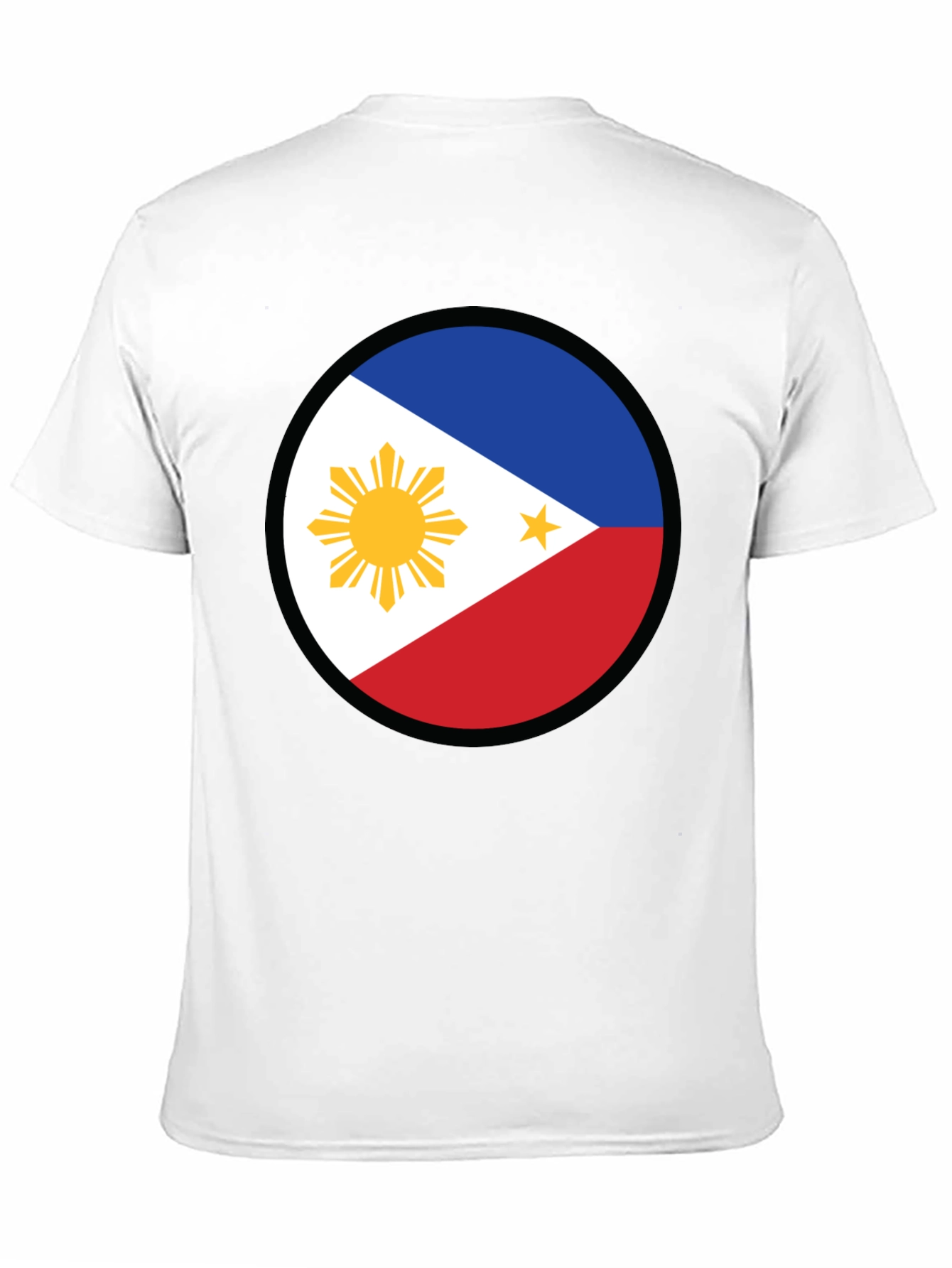Philippines Flag Circle Graphic T-Shirt - Patriotic Pride