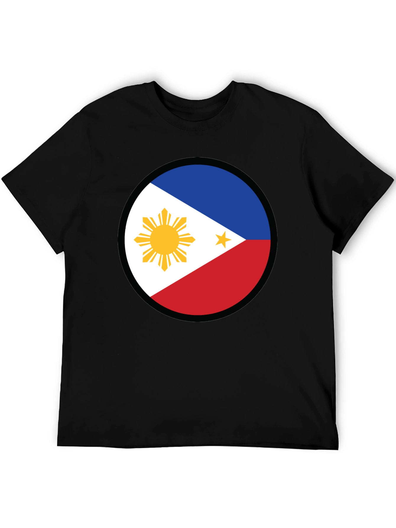 Philippines Flag Circle Graphic T-Shirt - Patriotic Pride