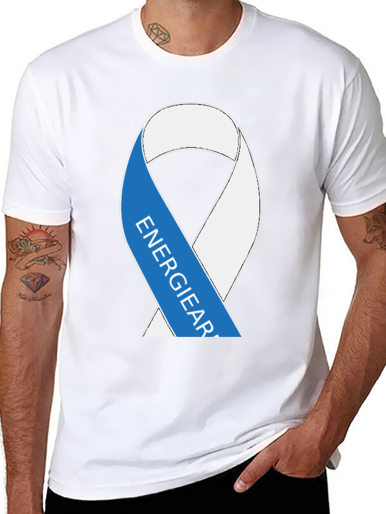 EnergiEarth Ribbon Graphic Tee - Support Awareness