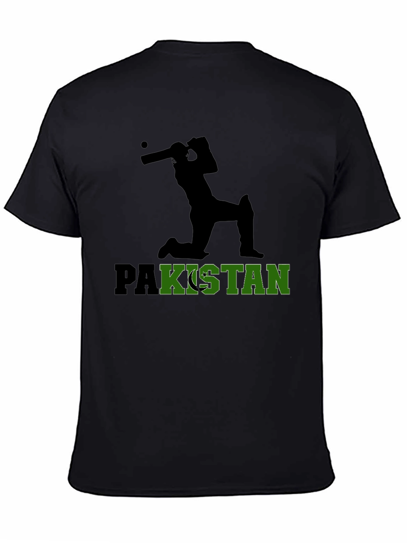 Pakistan Cricket Fan T-Shirt - Black
