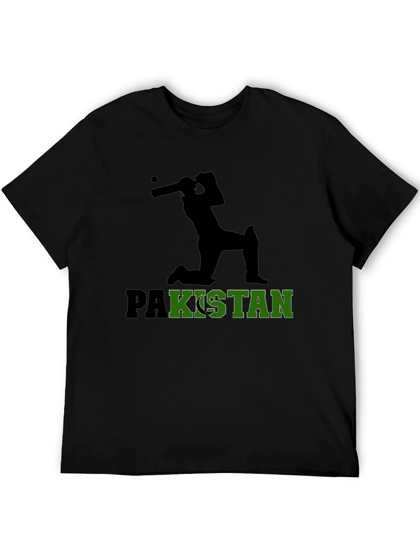 Pakistan Cricket Fan T-Shirt - Black