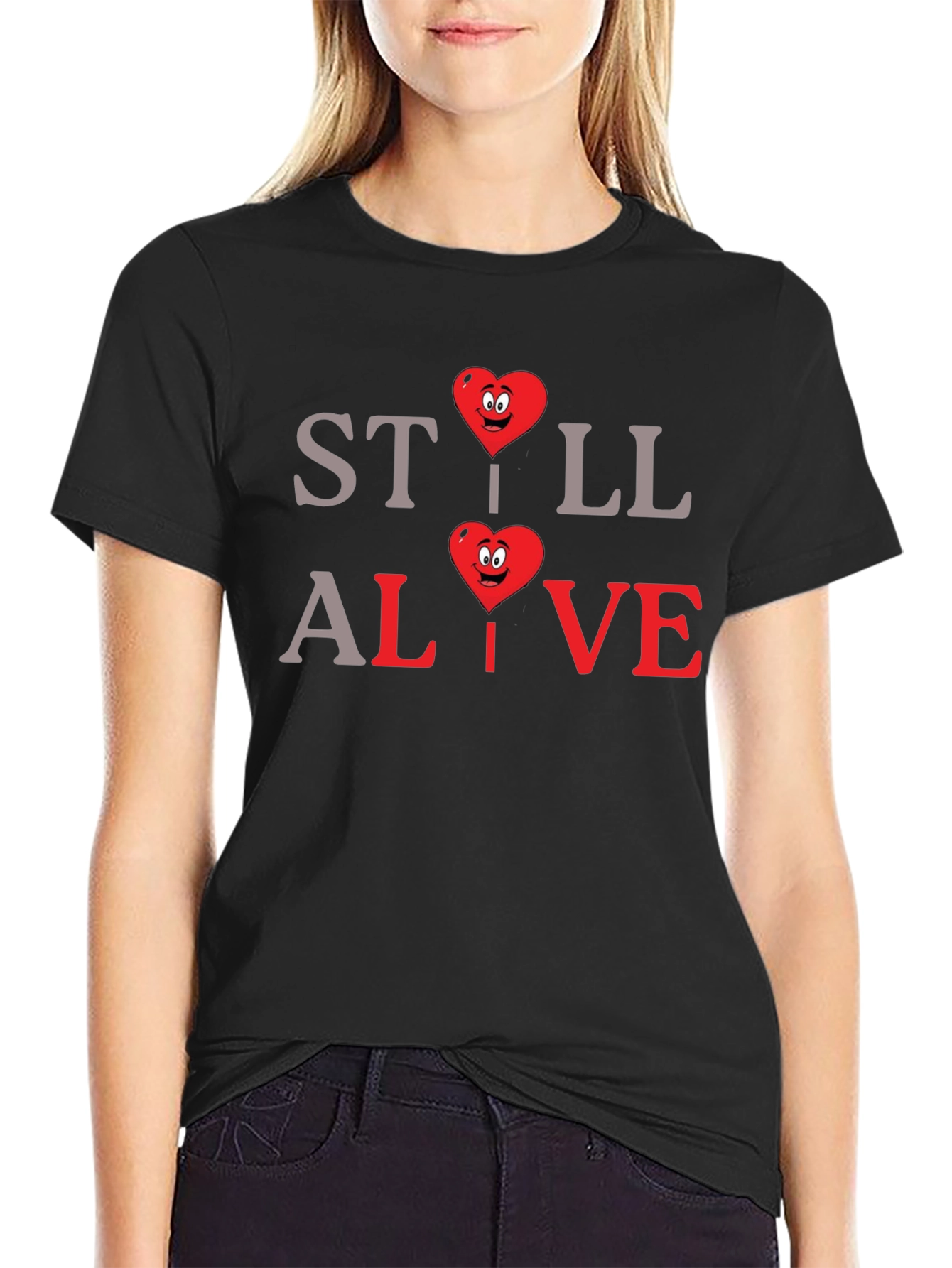 Still Alive Heart Graphic T-Shirt