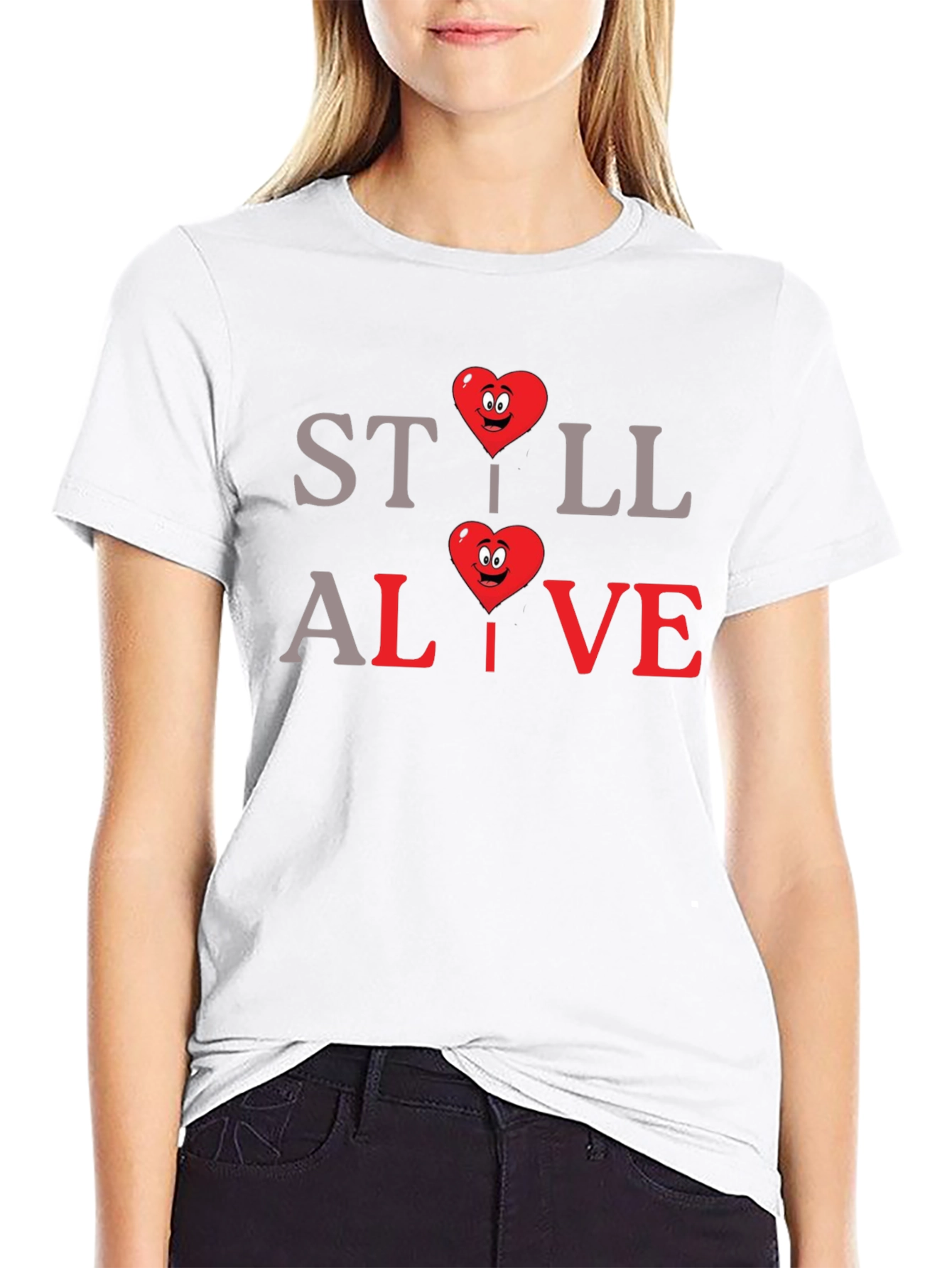 Still Alive Heart Graphic T-Shirt