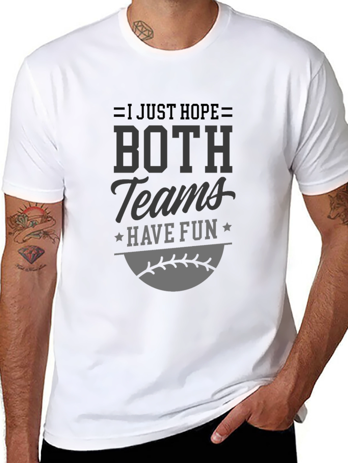 Both Teams Have Fun Baseball T-Shirt