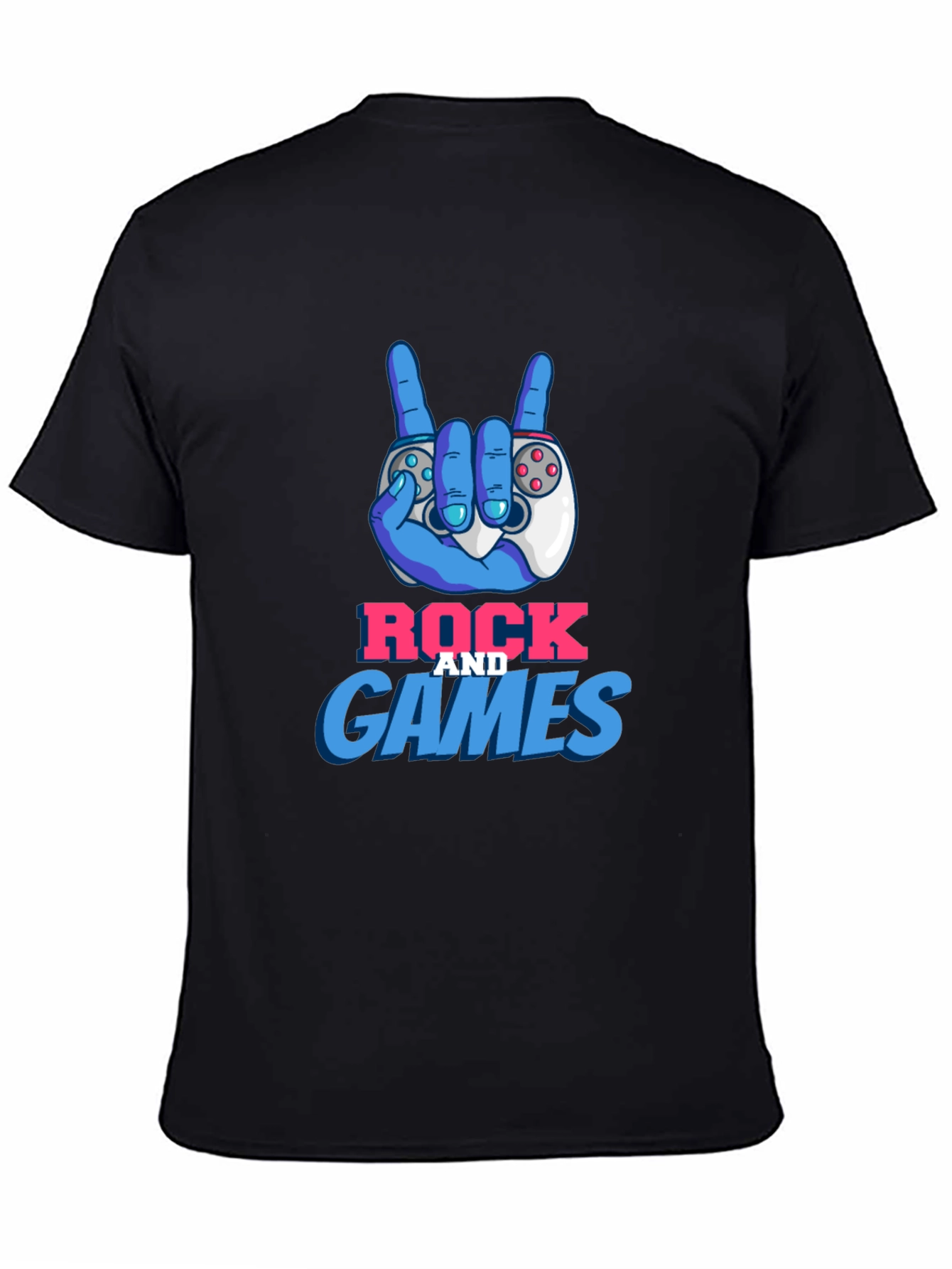 Rock and Games T-Shirt - Gamer Graphic Tee
