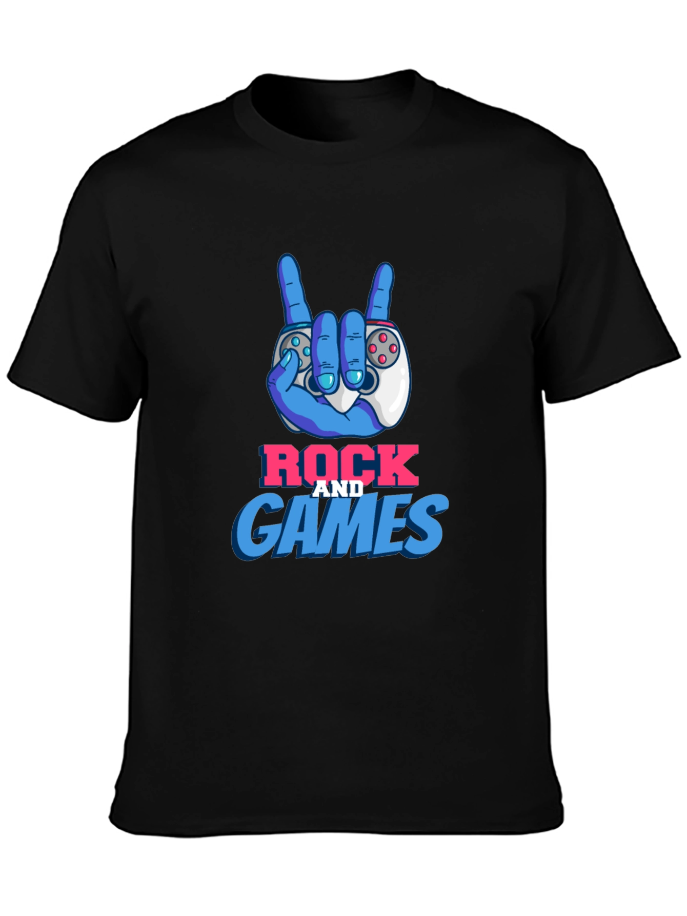 Rock and Games T-Shirt - Gamer Graphic Tee