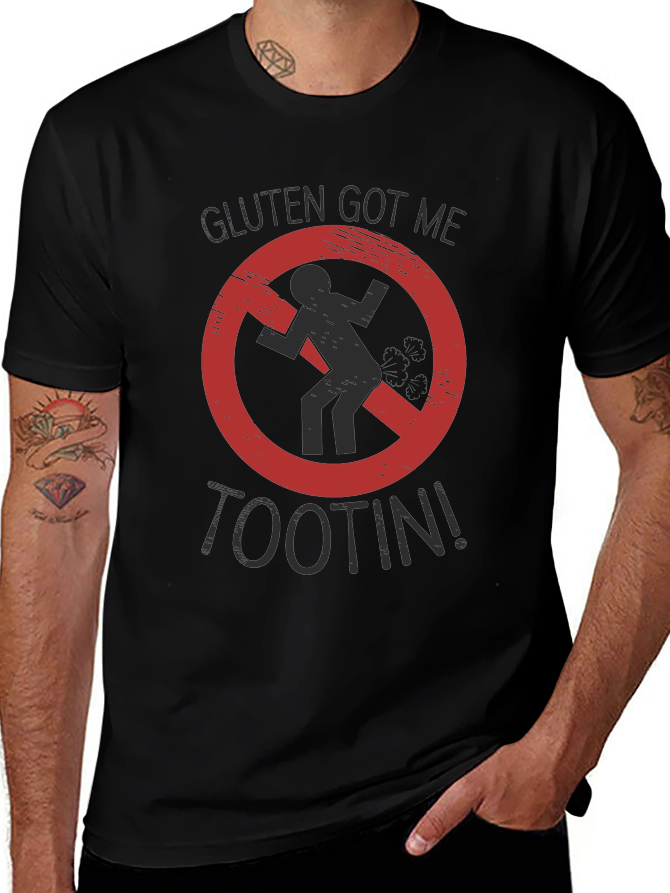 Gluten Got Me Tootin Graphic Tee