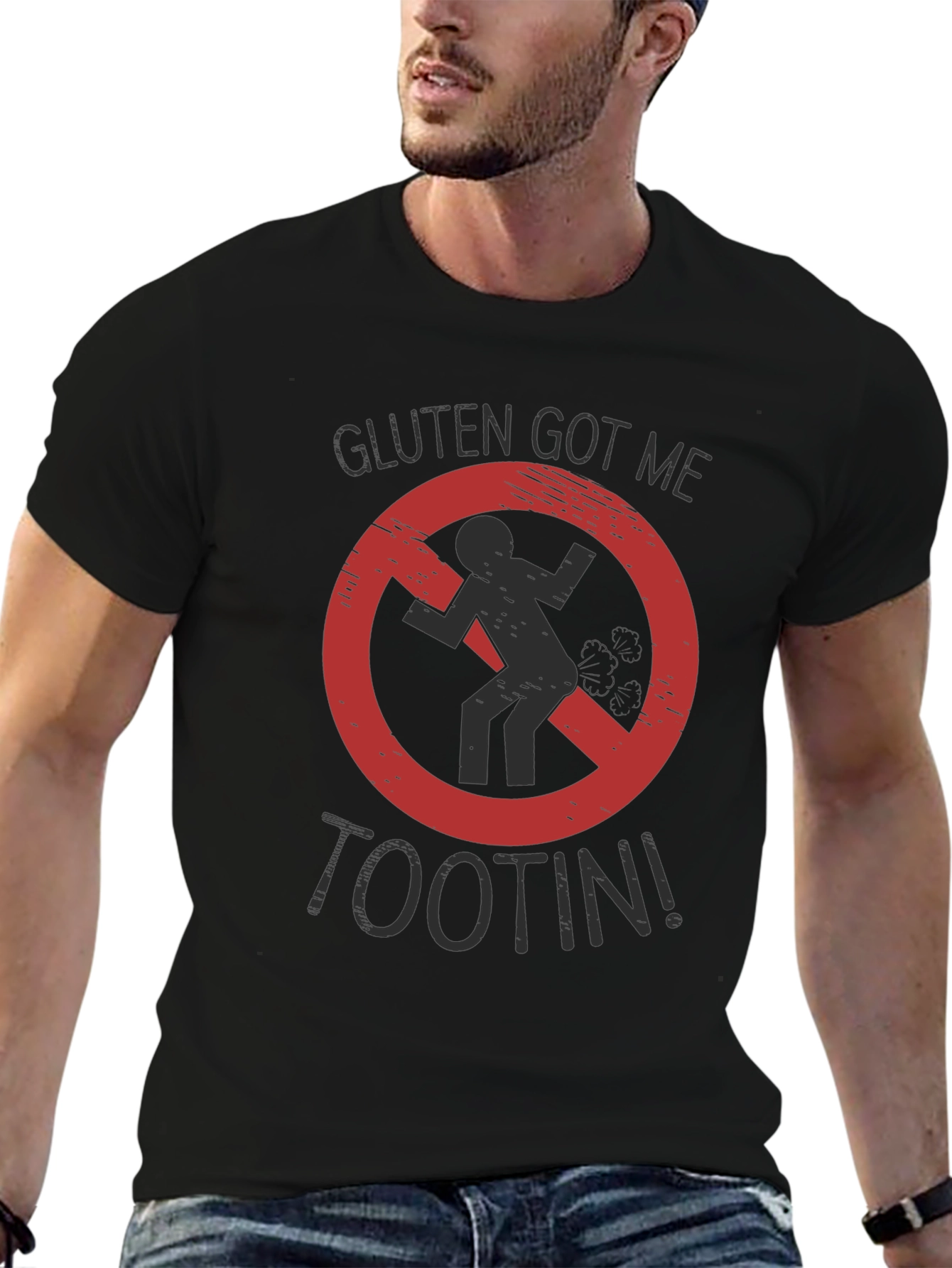 Gluten Got Me Tootin Graphic Tee