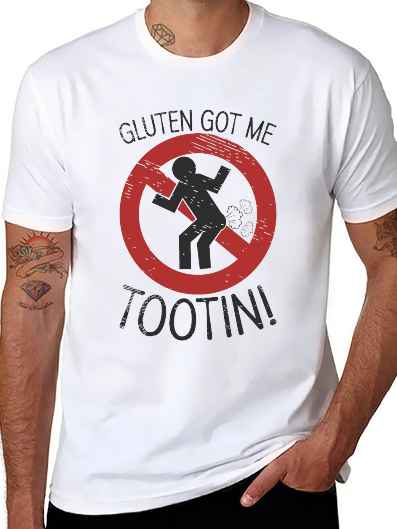 Gluten Got Me Tootin Graphic Tee