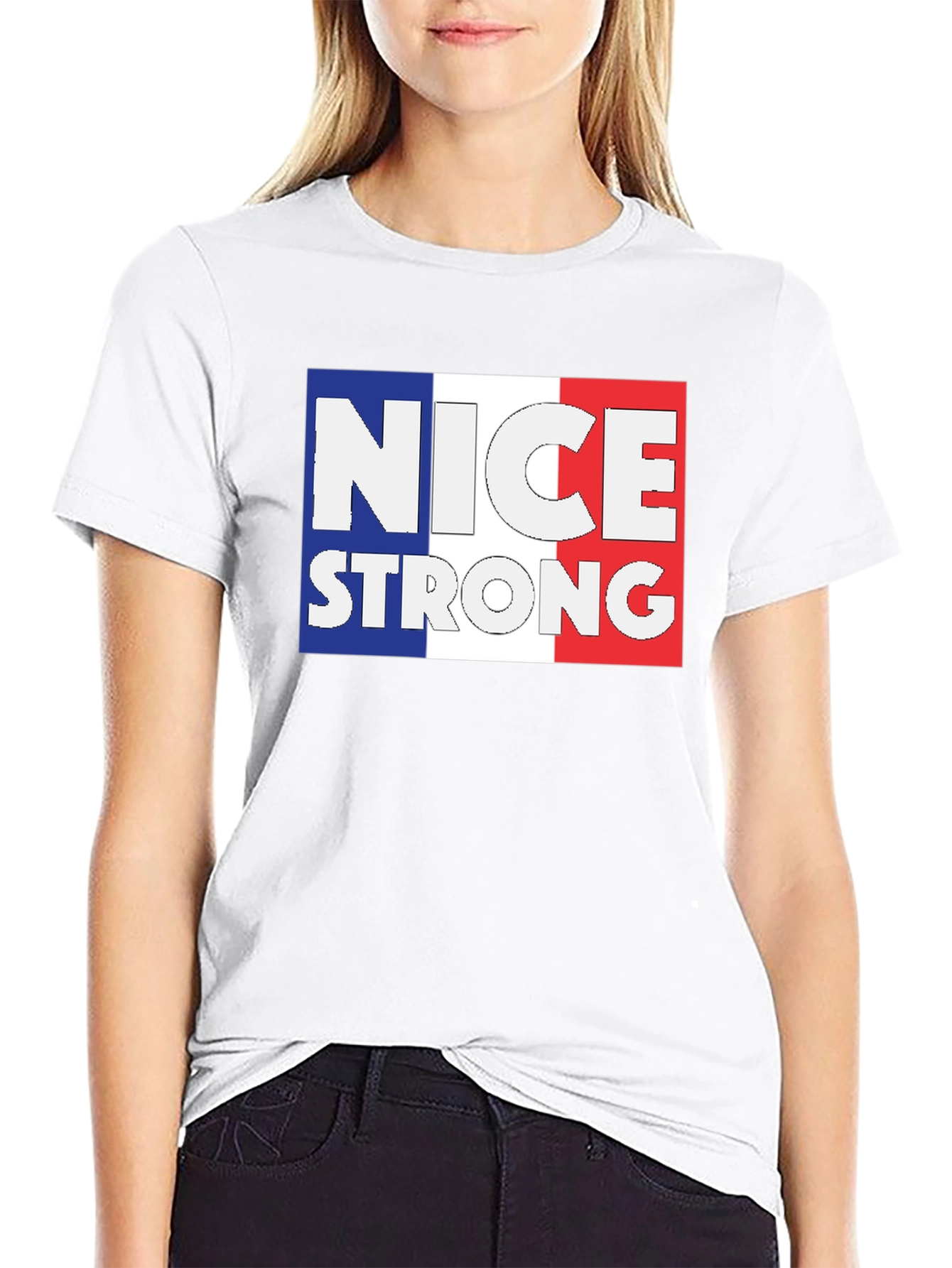 Nice Strong France Flag T-Shirt