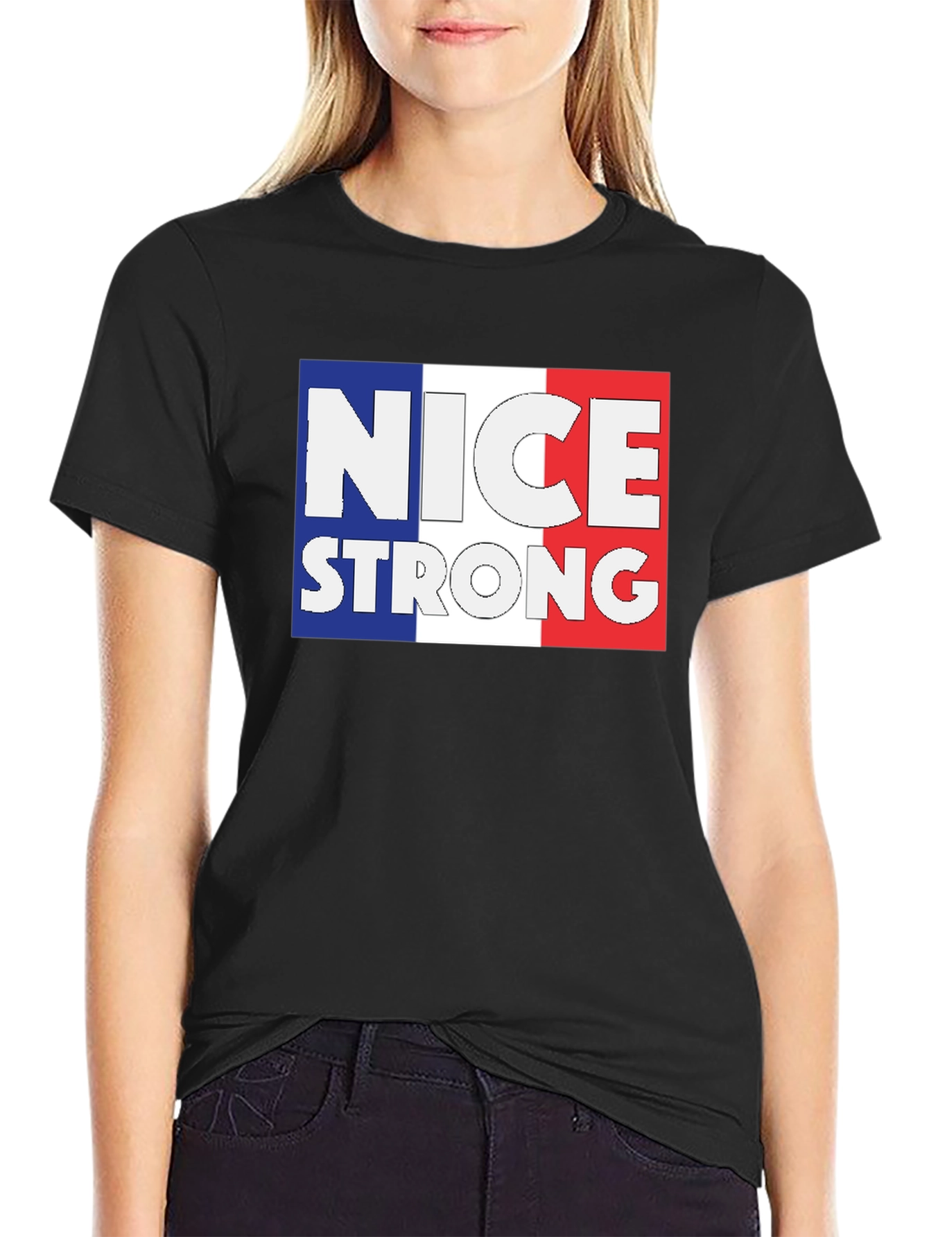 Nice Strong France Flag T-Shirt